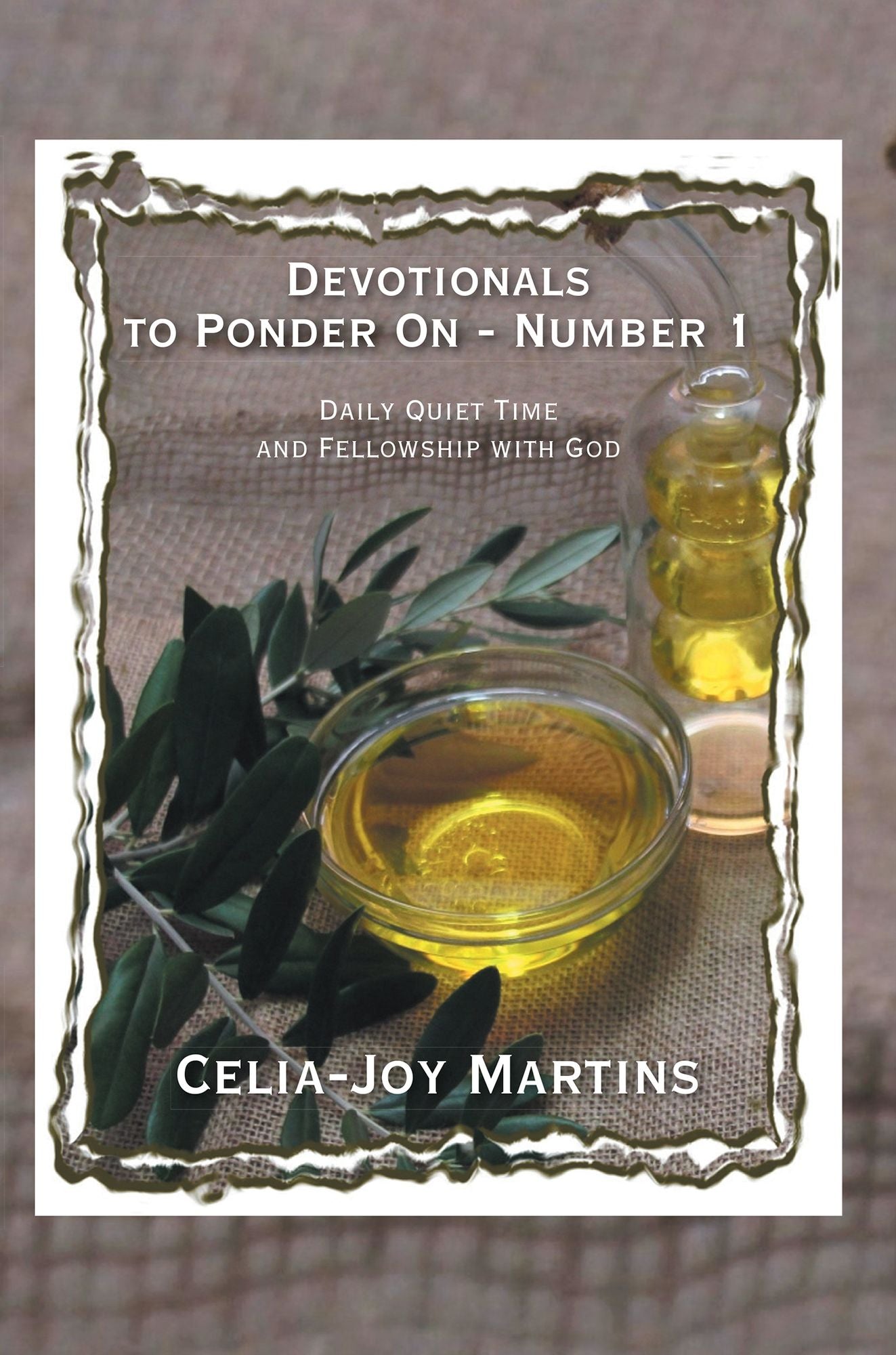 Devotionals to Ponder On - Number 1: Daily Quiet Time and Fellowship with God