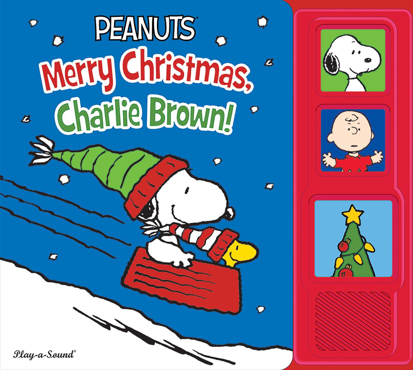 Peanuts Merry Christmas, Charlie Brown!: Play-a-Sound? book and cuddly Snoopy