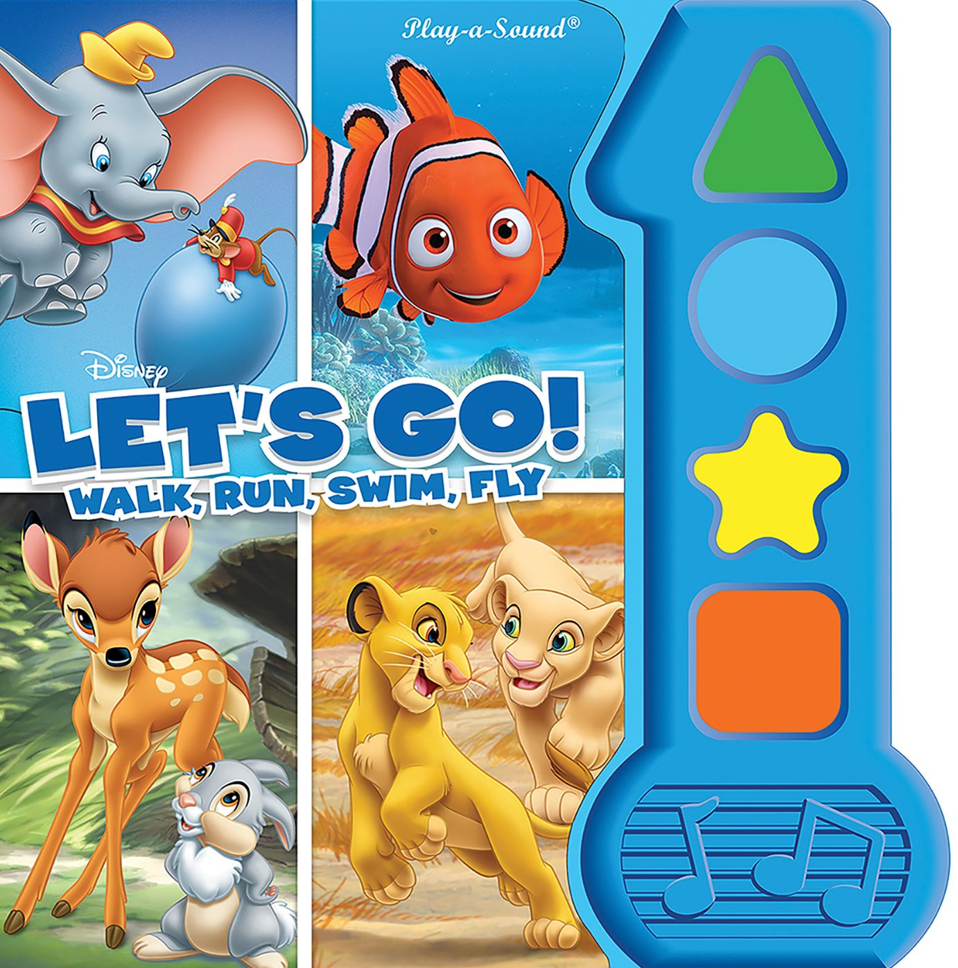 Disney Let's Go! Walk, Run, Swim, Fly: Baby's First Play-a-Sound
