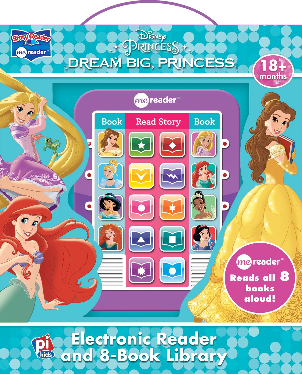 Disney Princess Dream Big, Princess: Electronic Reader and 8-Book Library