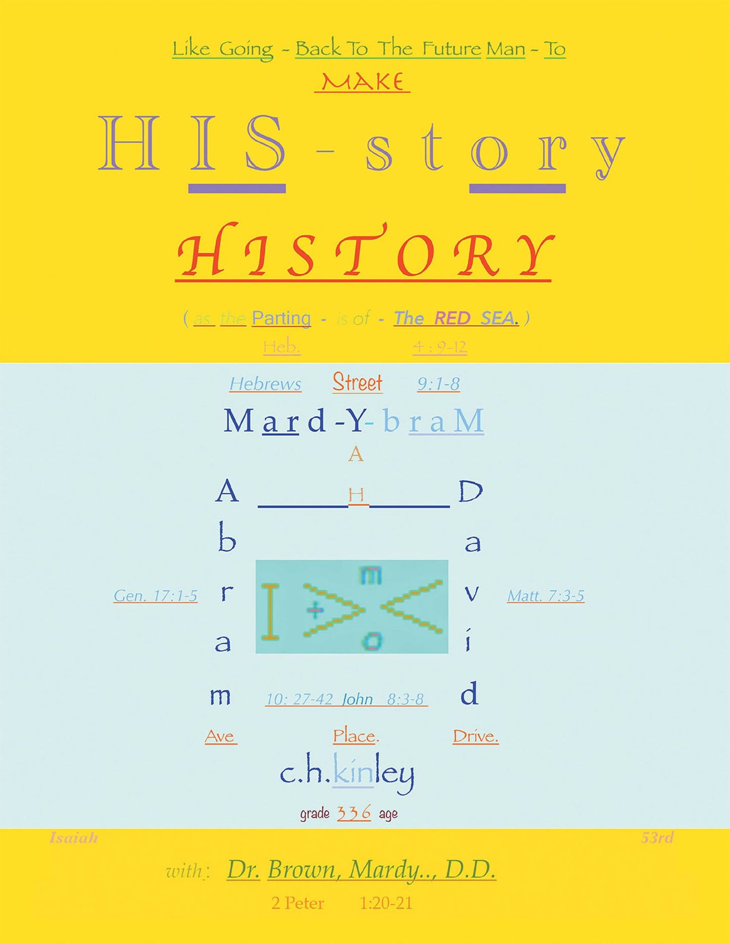 Like Going Back to the Future Man - to Make His-Story History