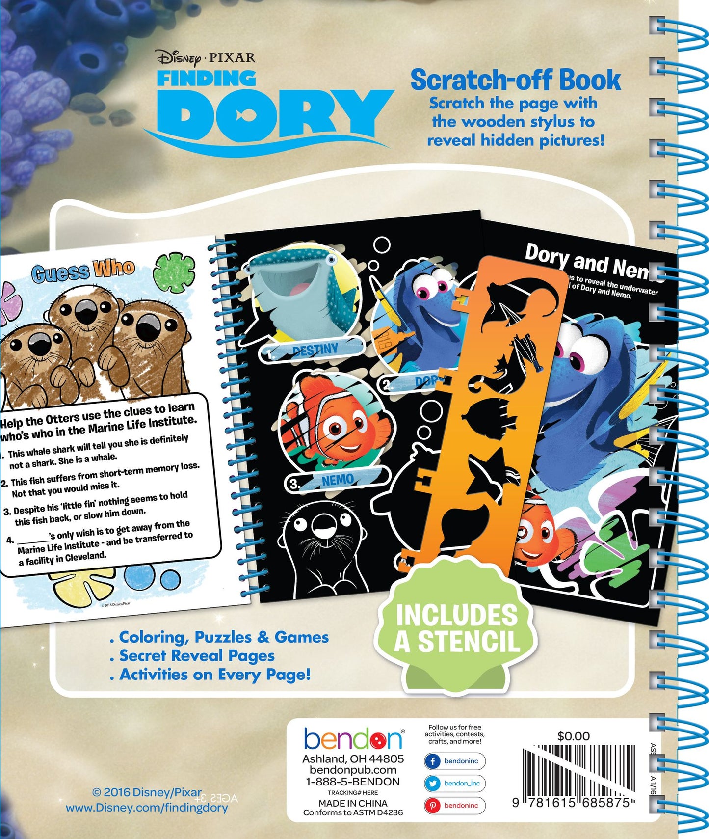FINDING DORY SCRATCH FANTASTIC