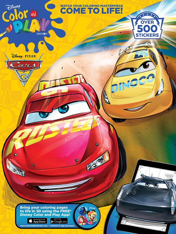 Cars 3 Giant Sticker Activity Book