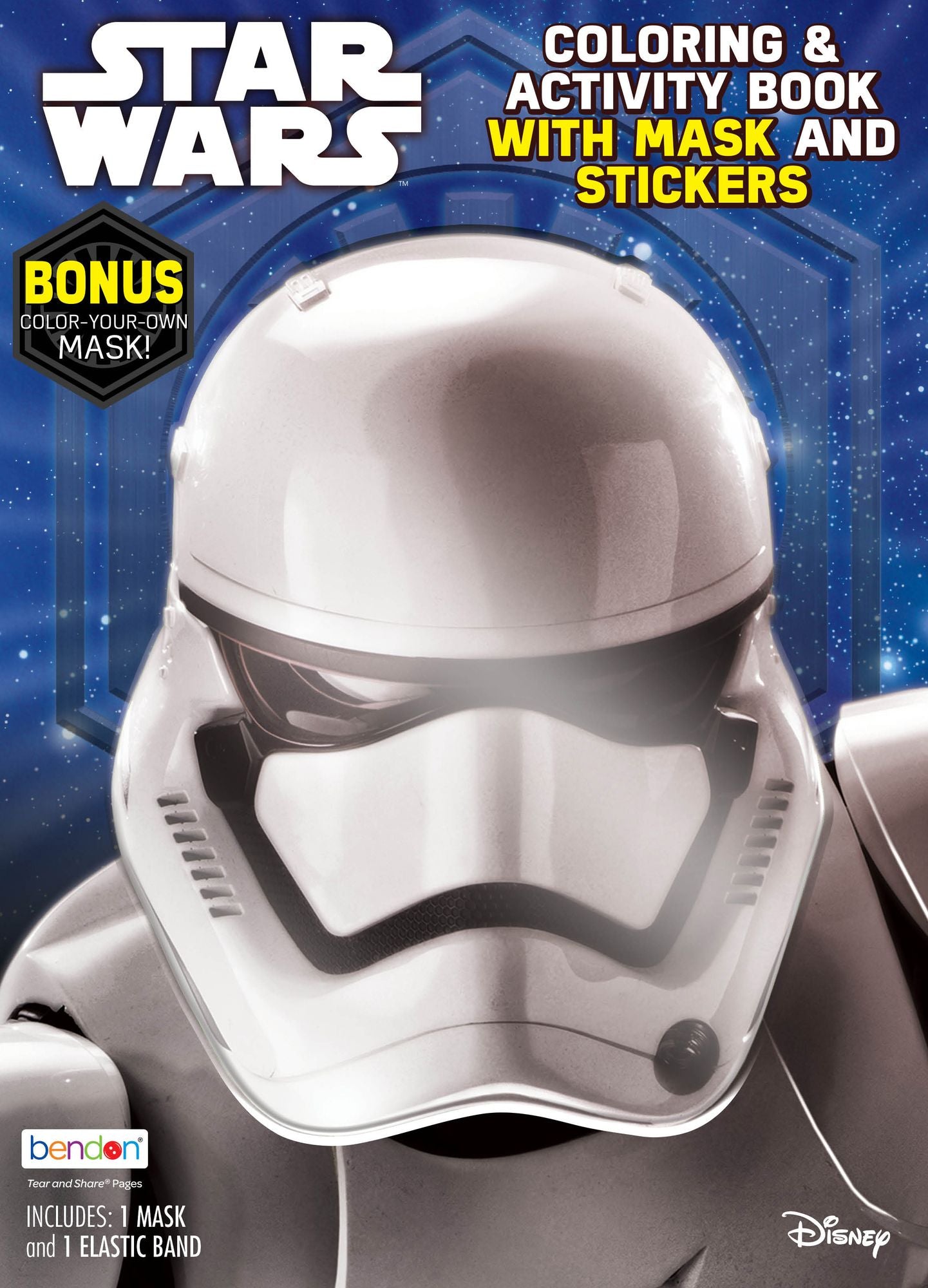 STAR WARS COLORING W/MASK