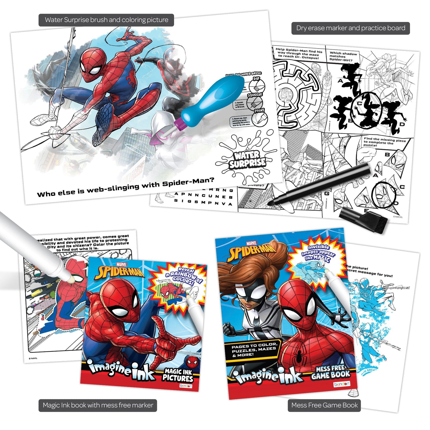 Imagine Ink 4 in 1: Spiderman
