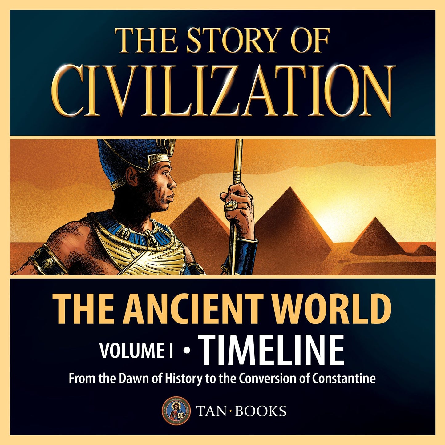 The Story of Civilization Timeline Poster: VOLUME I - The Ancient World
