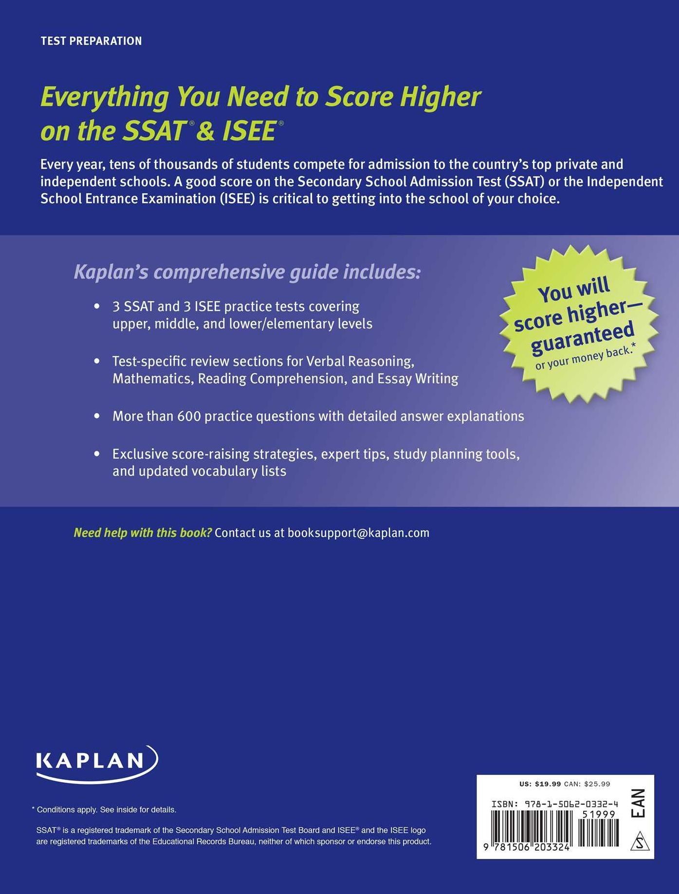 SSAT & ISEE 2017 Strategies, Practice & Review with 6 Practice Tests: For Private and Independent School Admissions