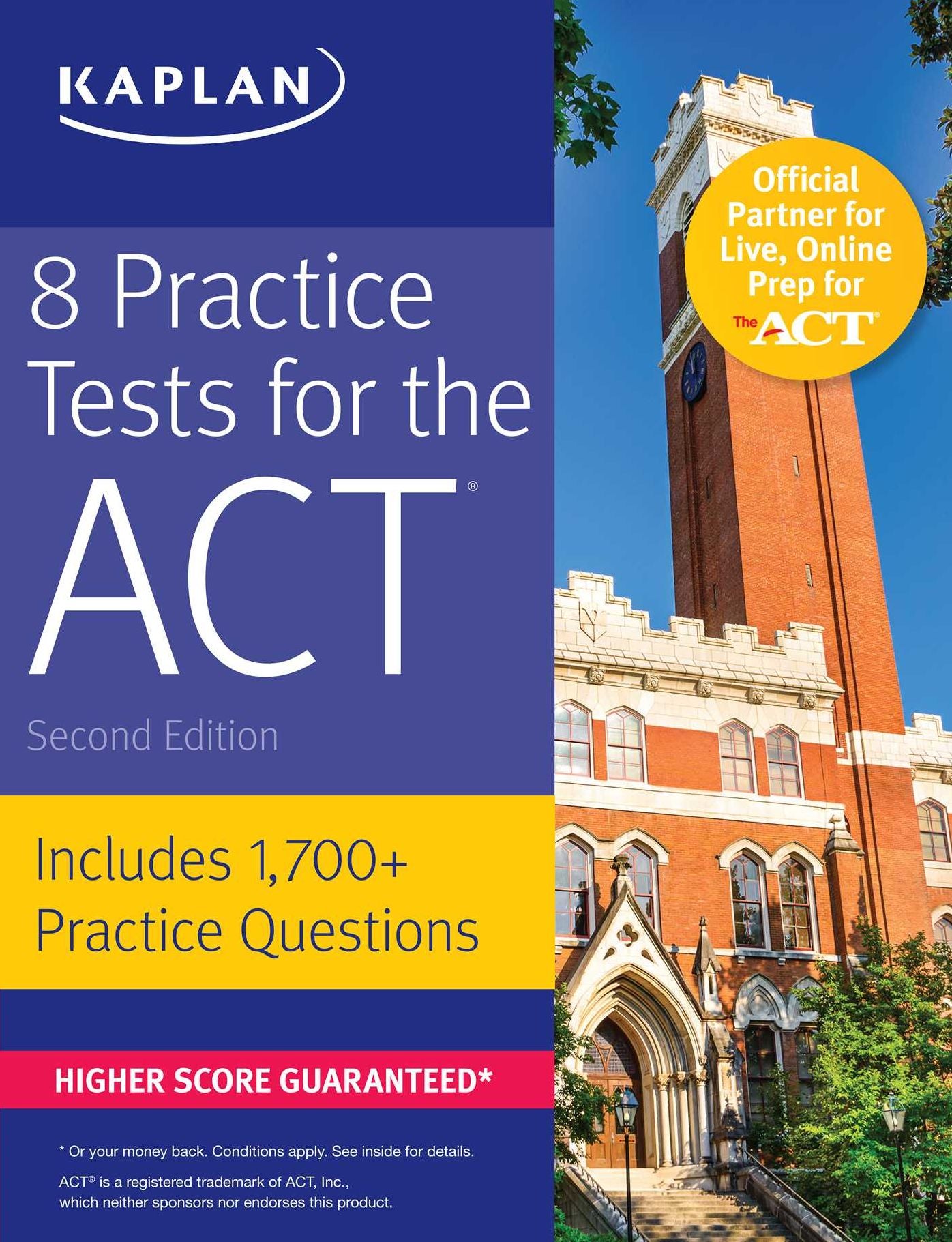 8 Practice Tests for the ACT: Includes 1,728 Practice Questions