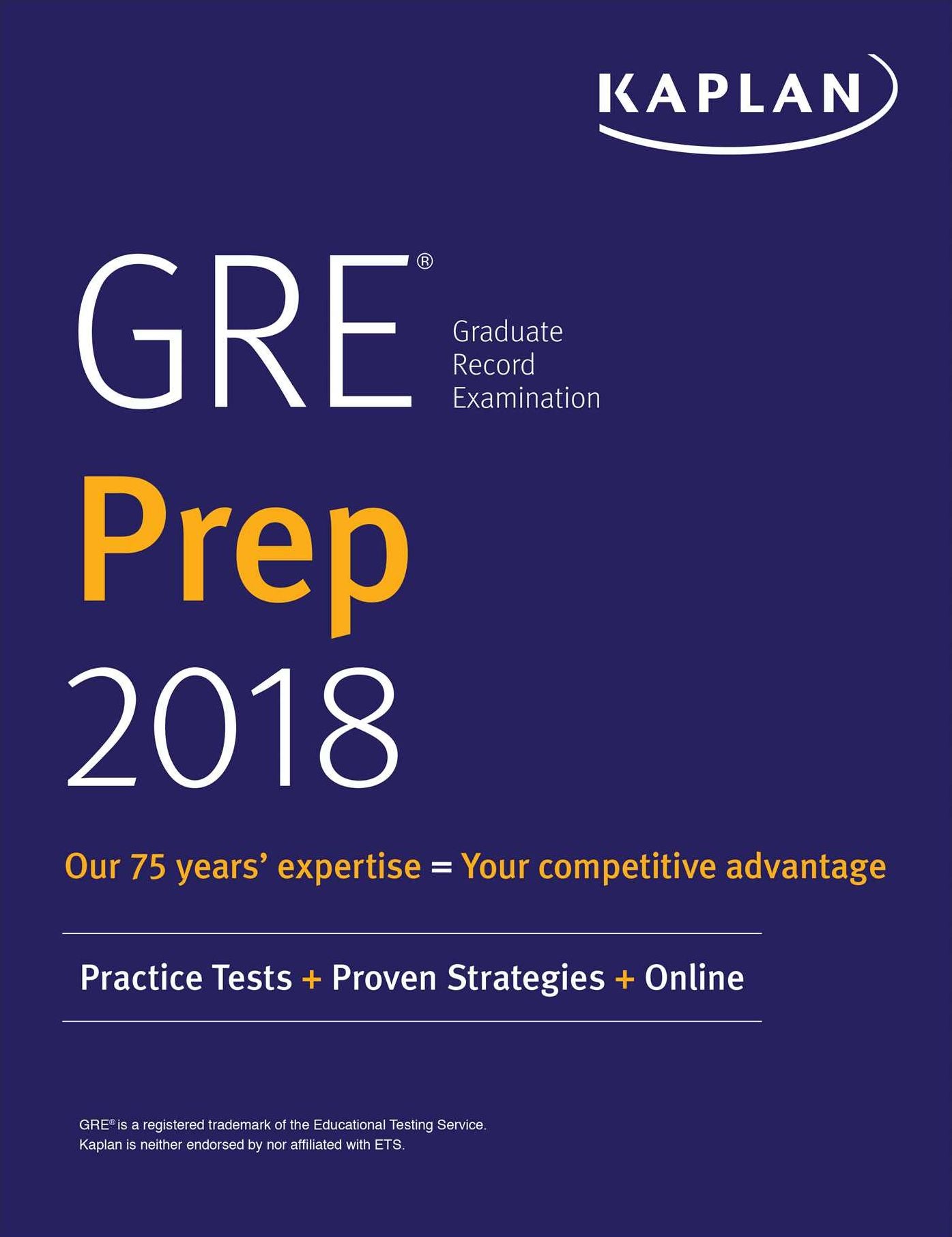 GRE Prep 2018: Practice Tests + Proven Strategies + Online