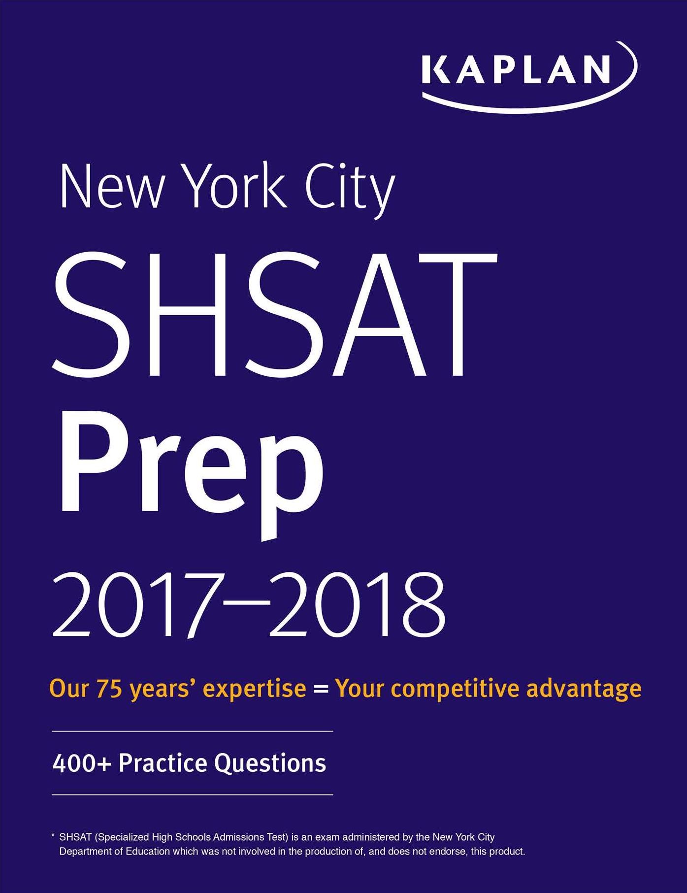 New York City SHSAT Prep 2017-2018: 400+ Practice Questions