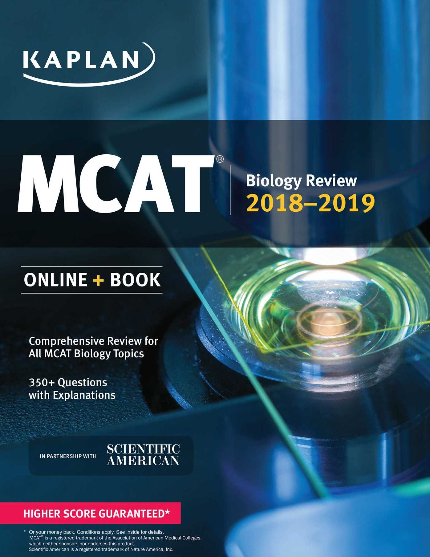 MCAT Biology Review 2018-2019: Online + Book