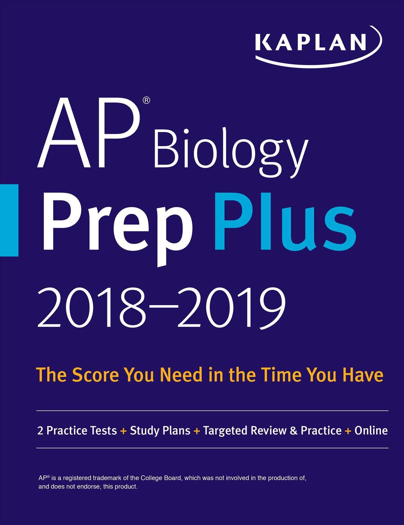 AP Biology Prep Plus 2018-2019: 2 Practice Tests + Study Plans + Targeted Review & Practice + Online