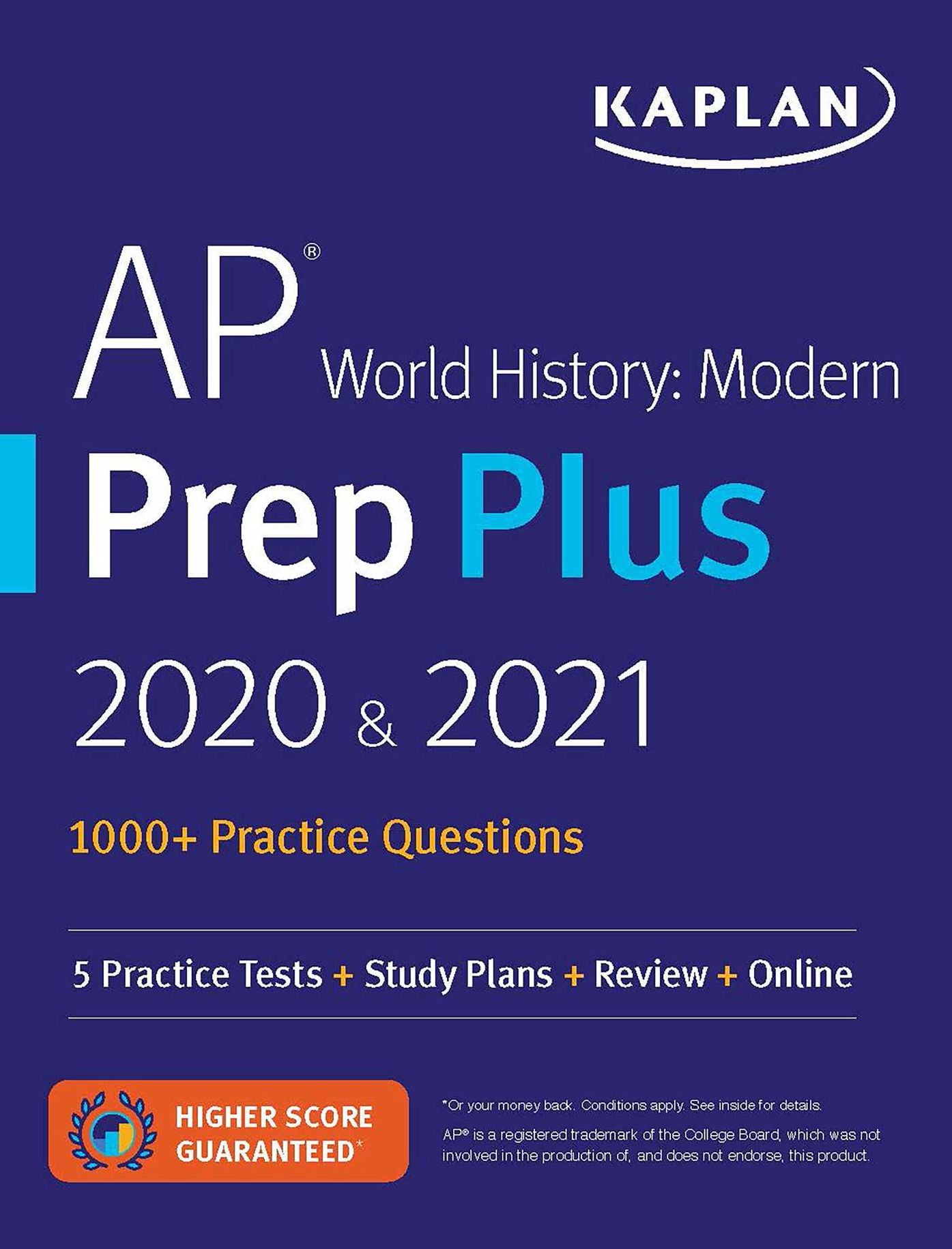 AP World History Modern Prep Plus 2020 & 2021: 5 Practice Tests + Study Plans + Review + Online