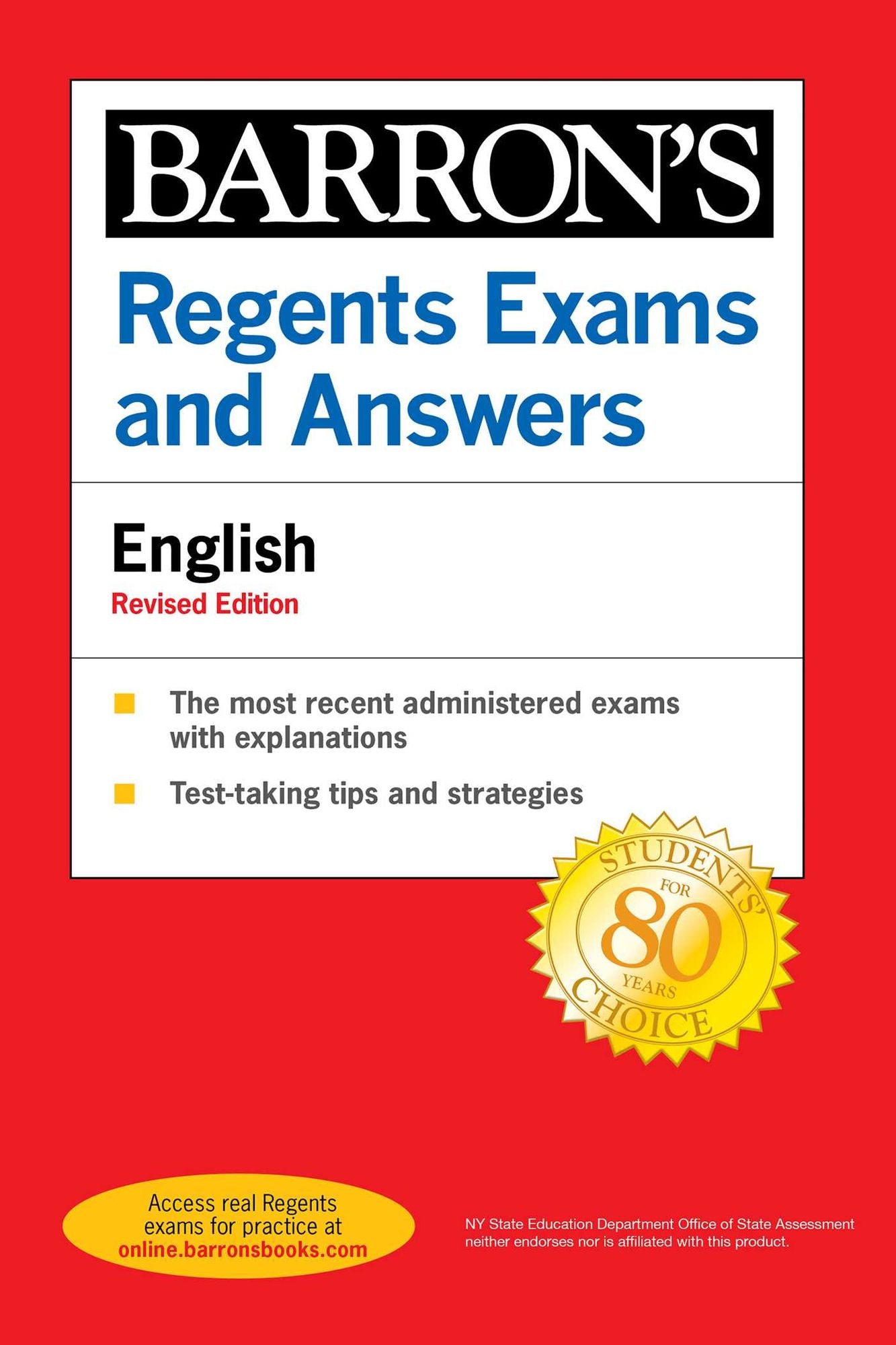 Regents Exams and Answers: English Revised Edition