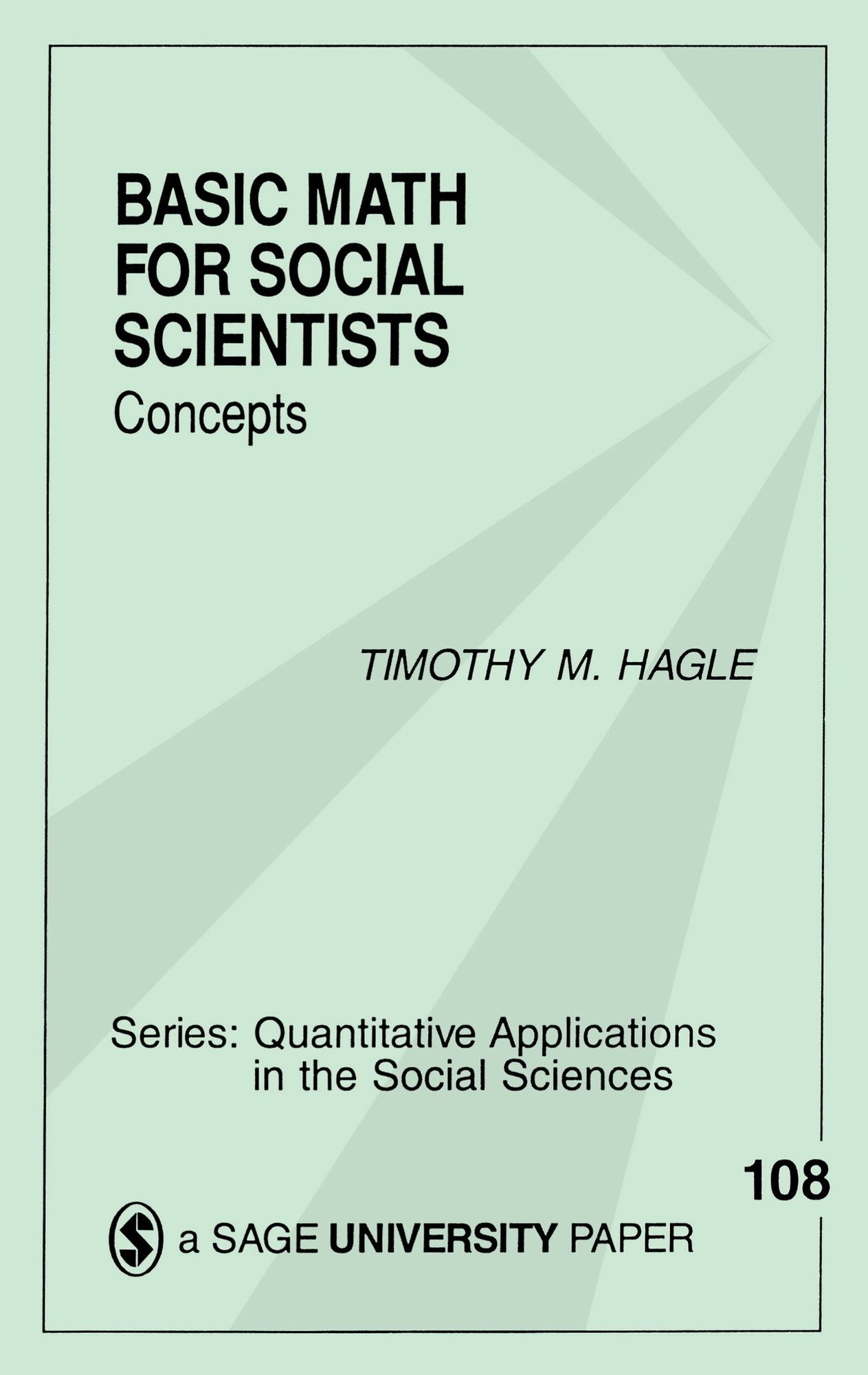 Basic Math for Social Scientists: Concepts