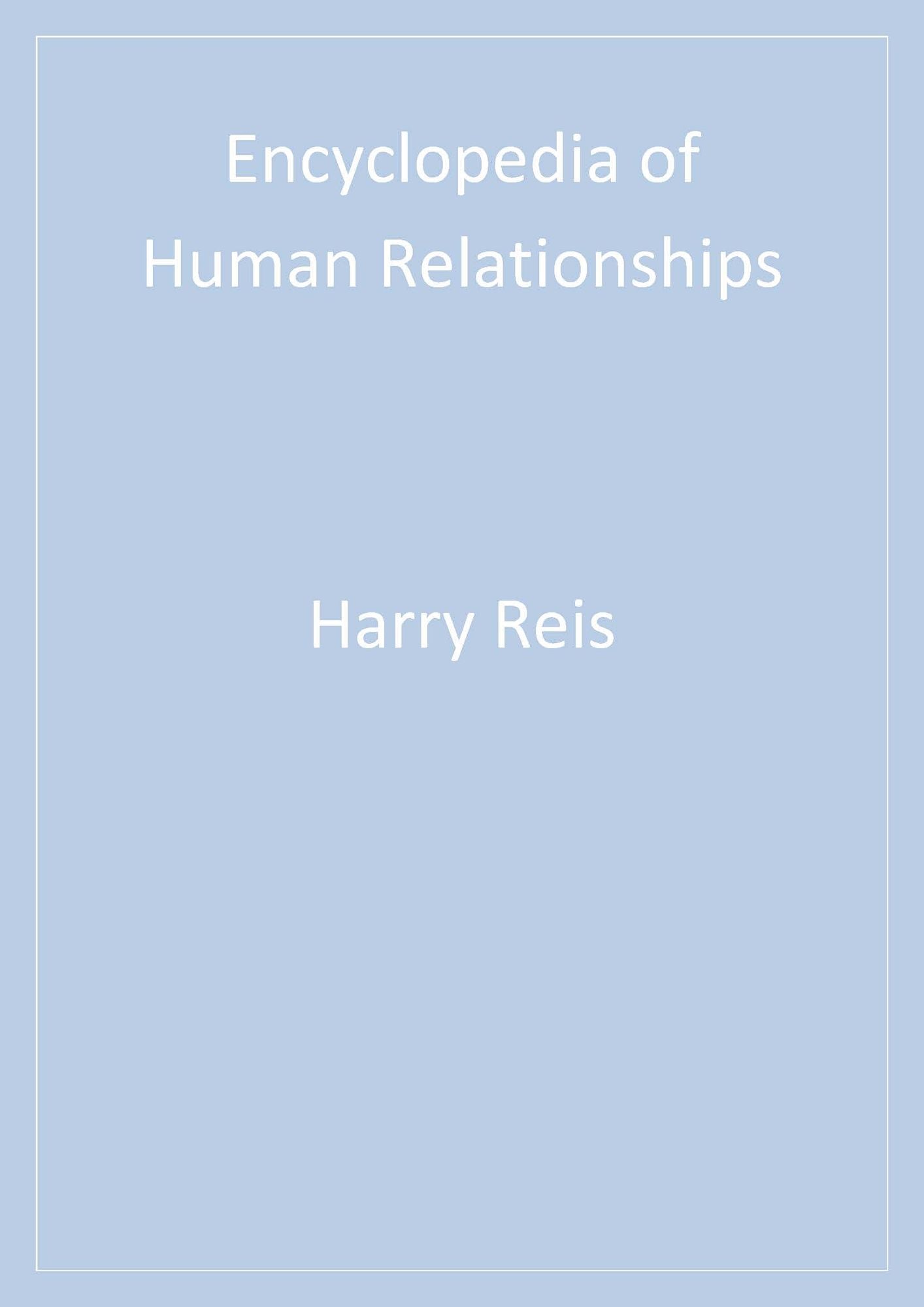 Encyclopedia of Human Relationships
