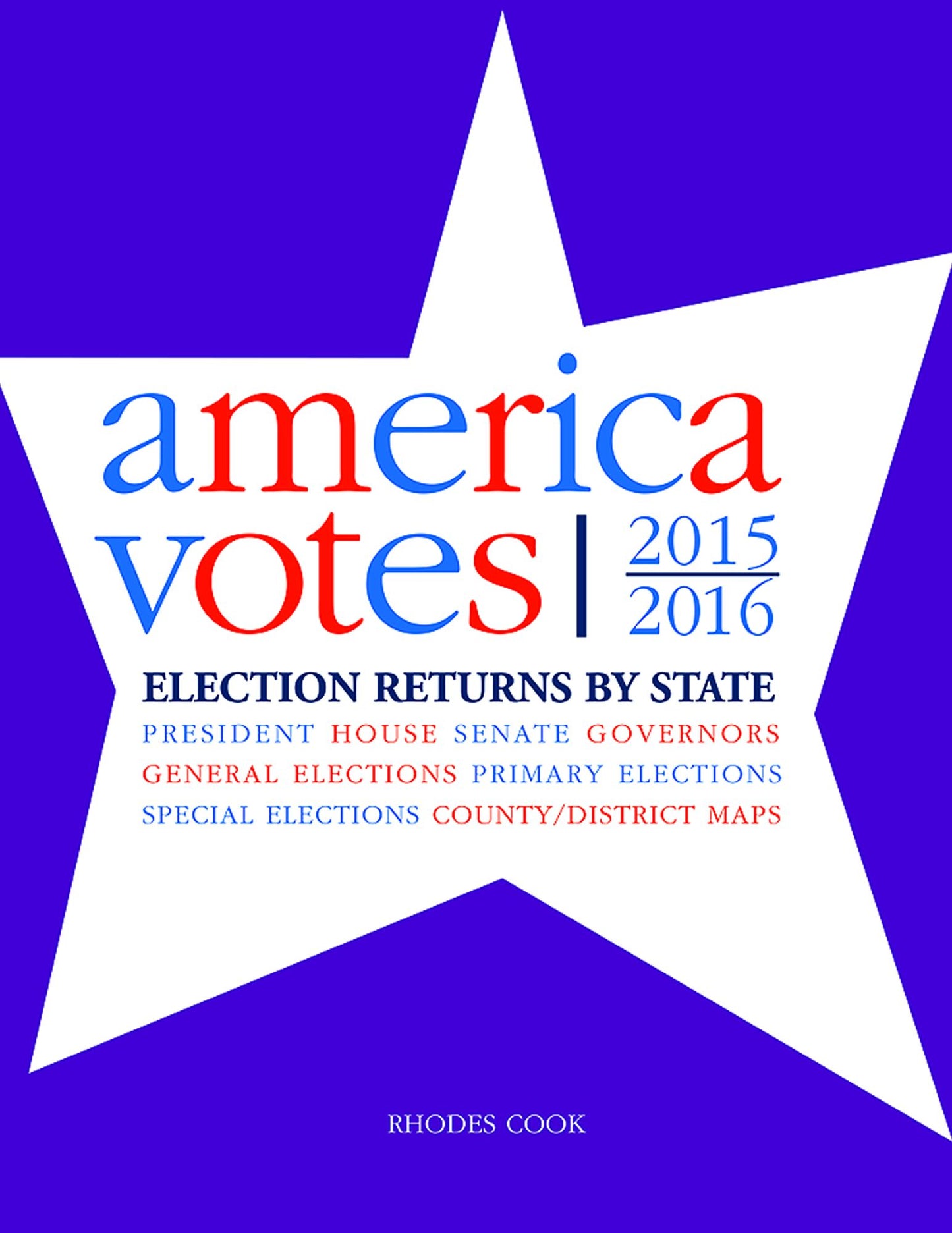 America Votes 32: 2015-2016, Election Returns by State