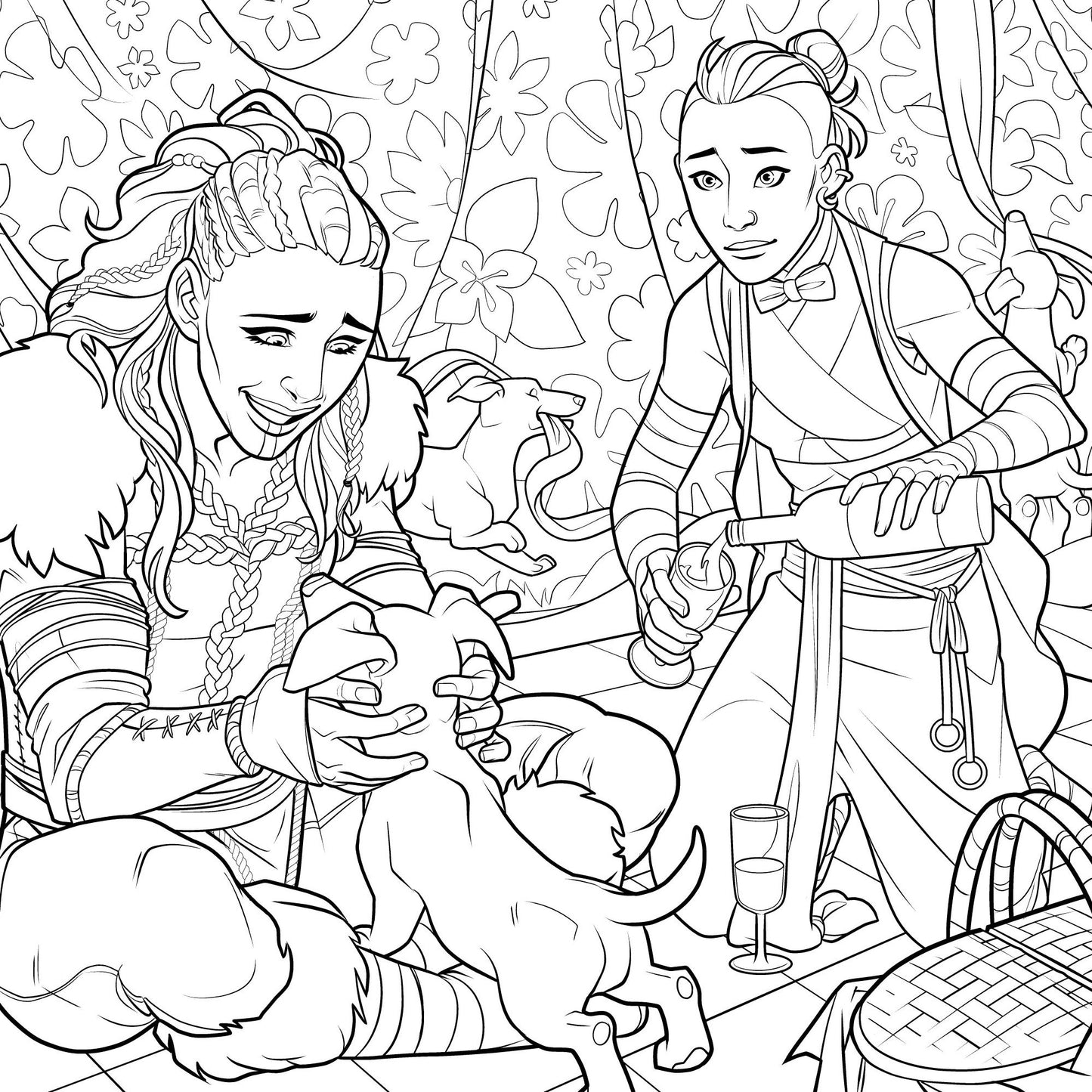 Critical Role: The Mighty Nein Coloring Book