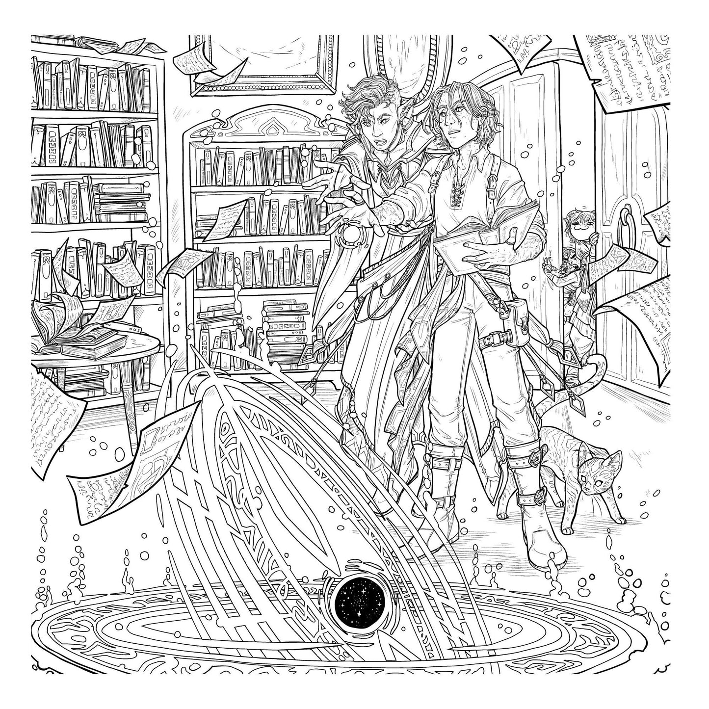 Critical Role: The Mighty Nein Coloring Book
