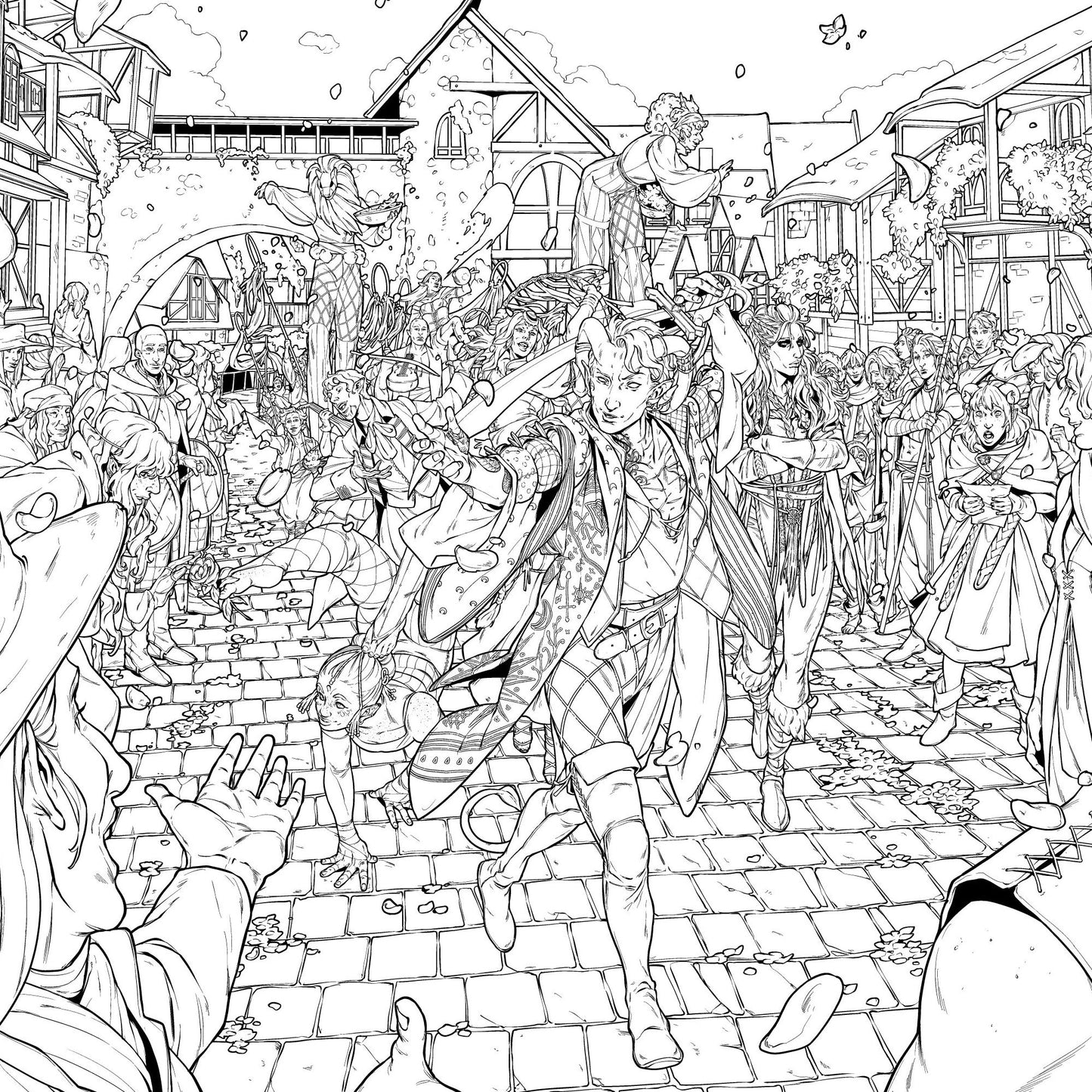 Critical Role: The Mighty Nein Coloring Book