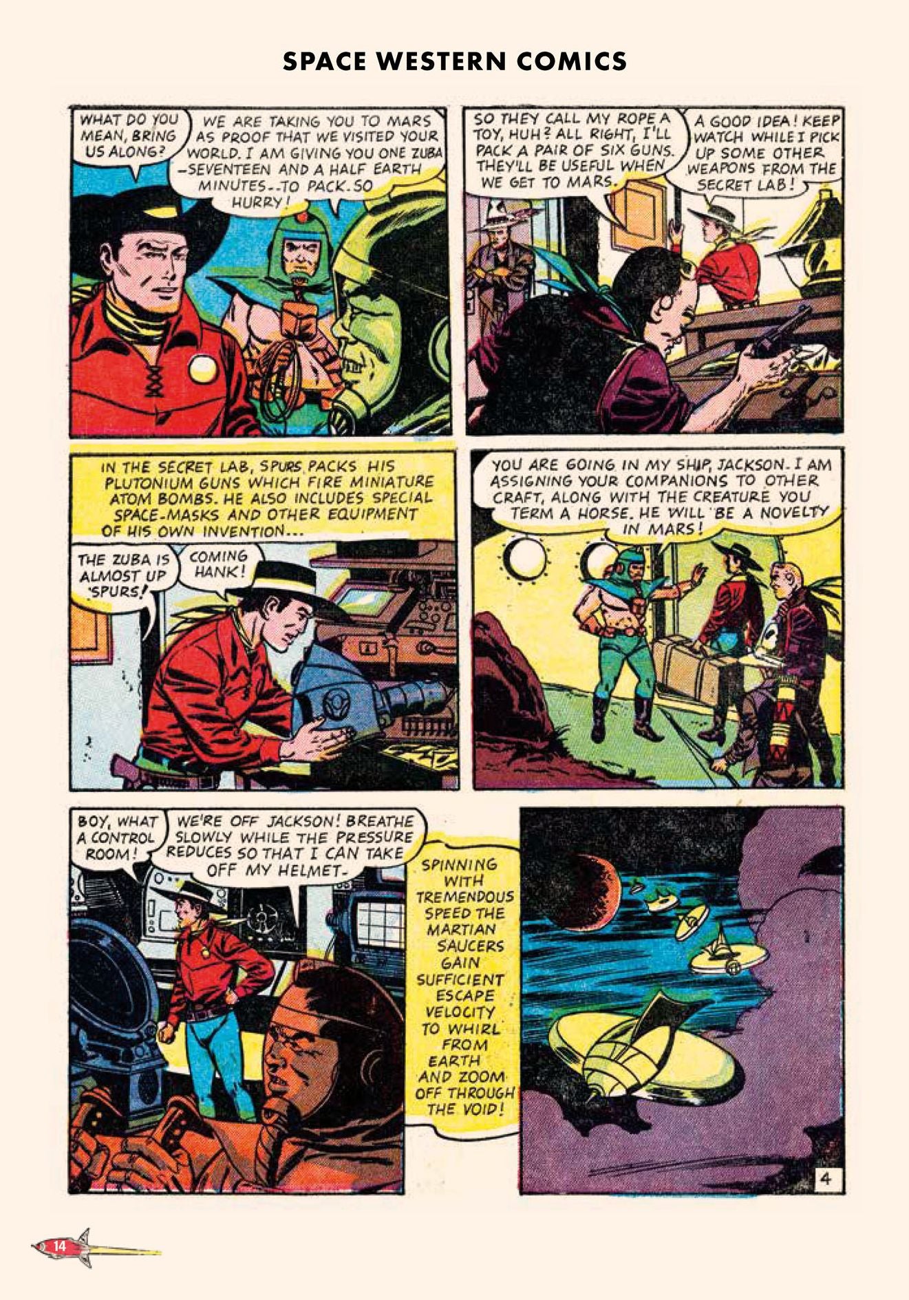 Space Western Comics: Cowboys vs. Aliens, Commies, Dinosaurs, & Nazis!
