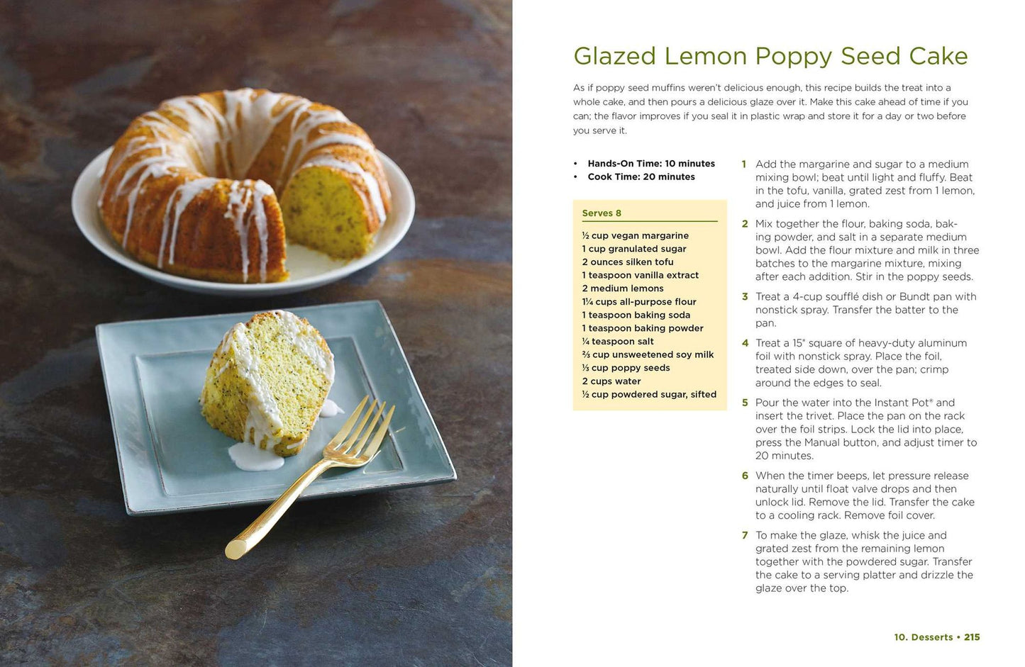 The "I Love My Instant Pot" Vegan Recipe Book: From Banana Nut Bread Oatmeal to Creamy Thyme Polenta, 175 Easy and Delicious Plant-Based Recipes