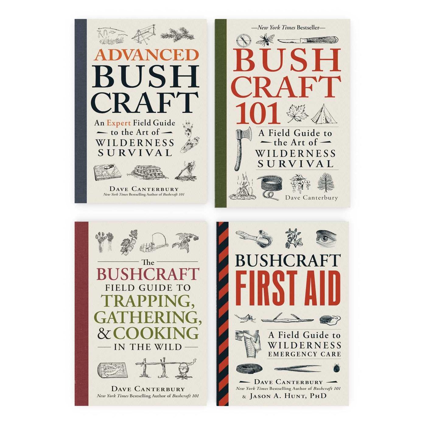 The Bushcraft Boxed Set: Bushcraft 101; Advanced Bushcraft; The Bushcraft Field Guide to Trapping, Gathering, & Cooking in the Wild; Bushcraft First Aid
