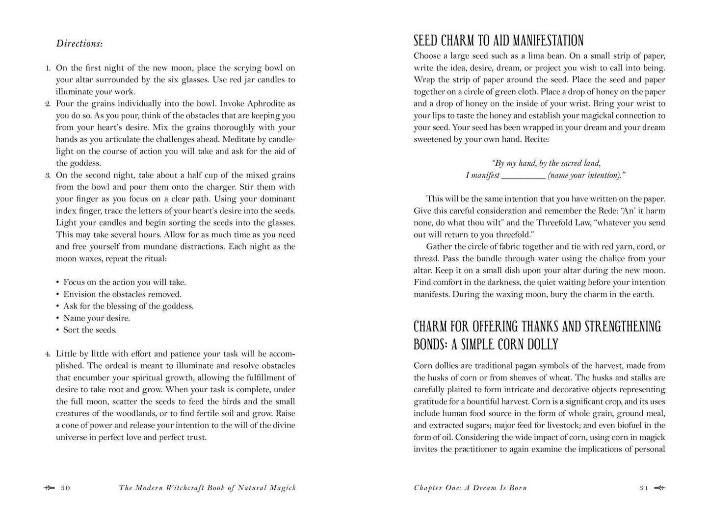 The Modern Witchcraft Book of Natural Magick: Your Guide to Crafting Charms, Rituals, and Spells from the Natural World