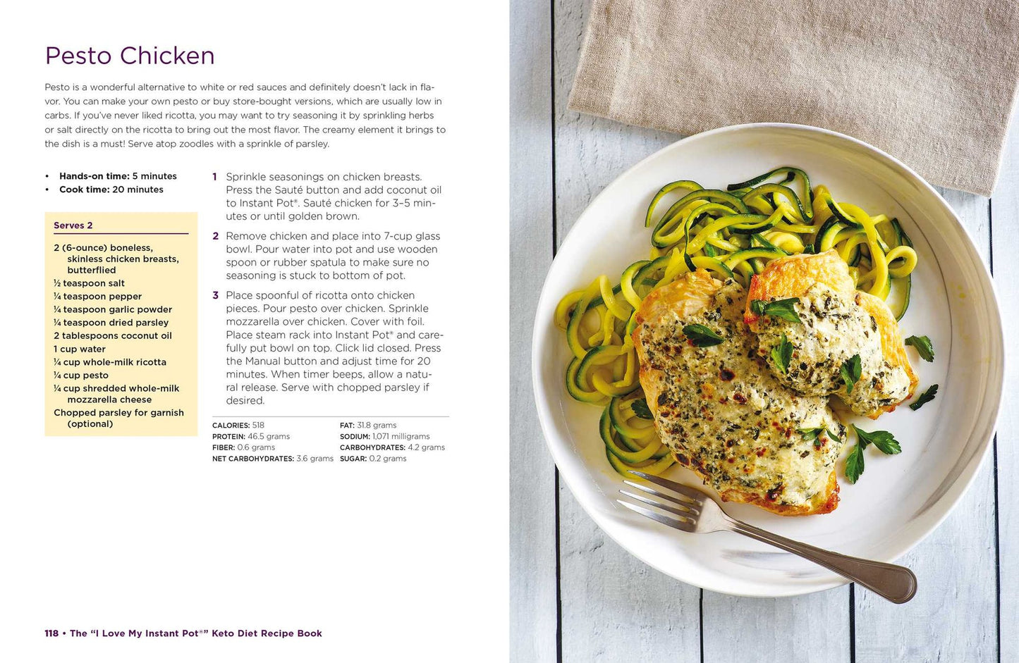 The "I Love My Instant Pot" Keto Diet Recipe Book: From Poached Eggs to Quick Chicken Parmesan, 175 Fat-Burning Keto Recipes