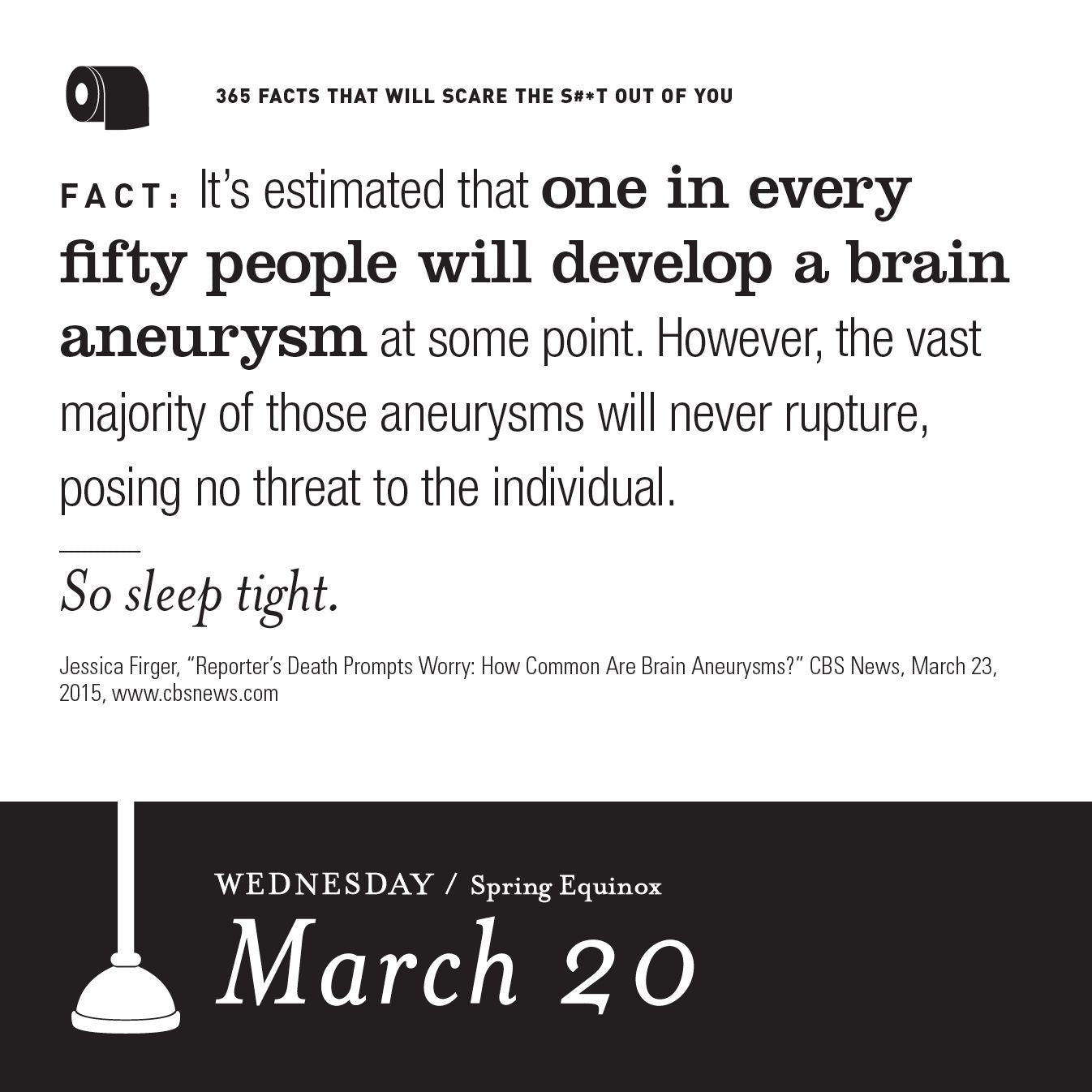 365 Facts That Will Scare the S#*t Out of You 2019 Daily Calendar