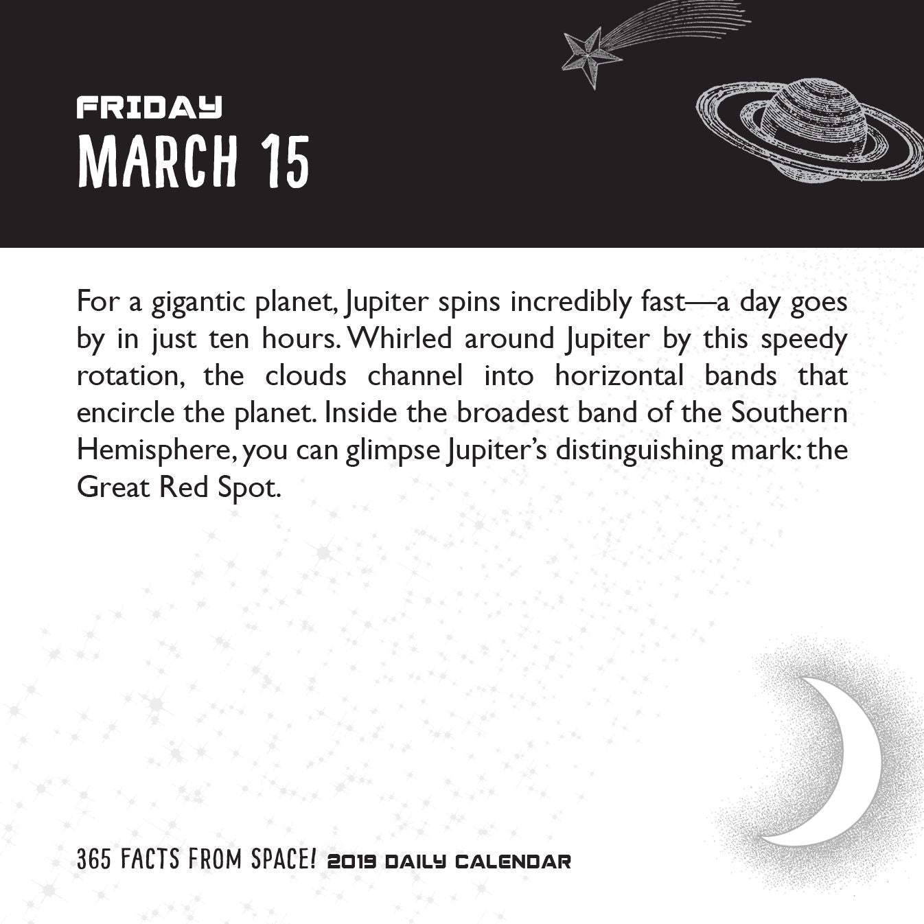 365 Facts from Space! 2019 Daily Calendar