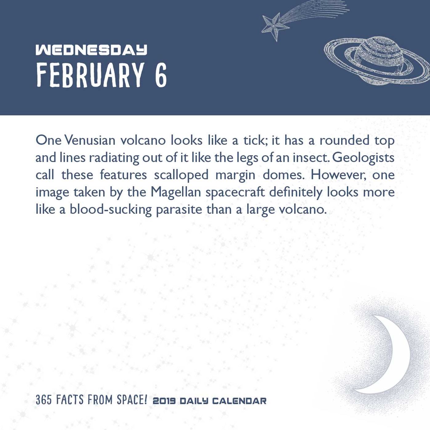 365 Facts from Space! 2019 Daily Calendar