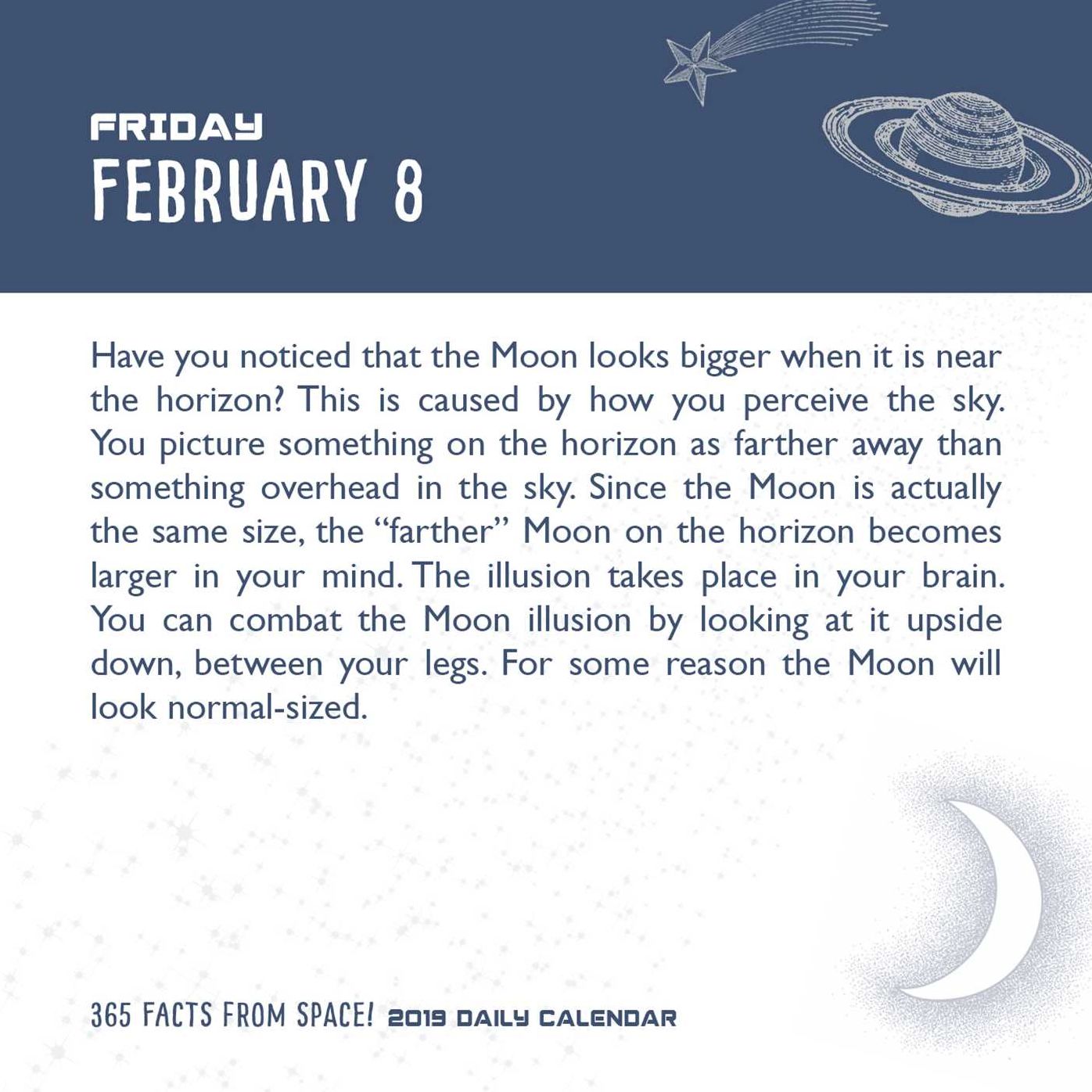 365 Facts from Space! 2019 Daily Calendar