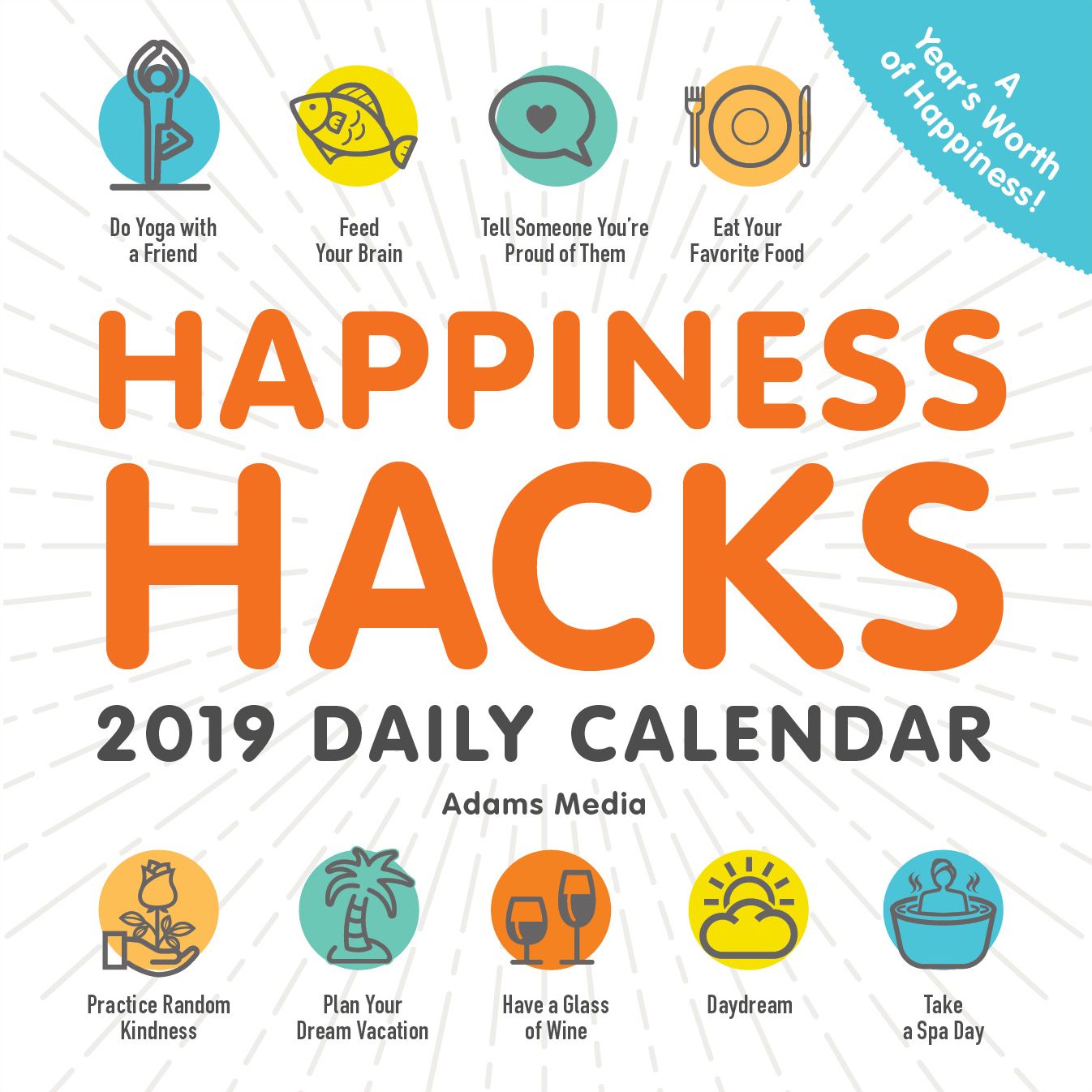 Happiness Hacks 2019 Daily Calendar