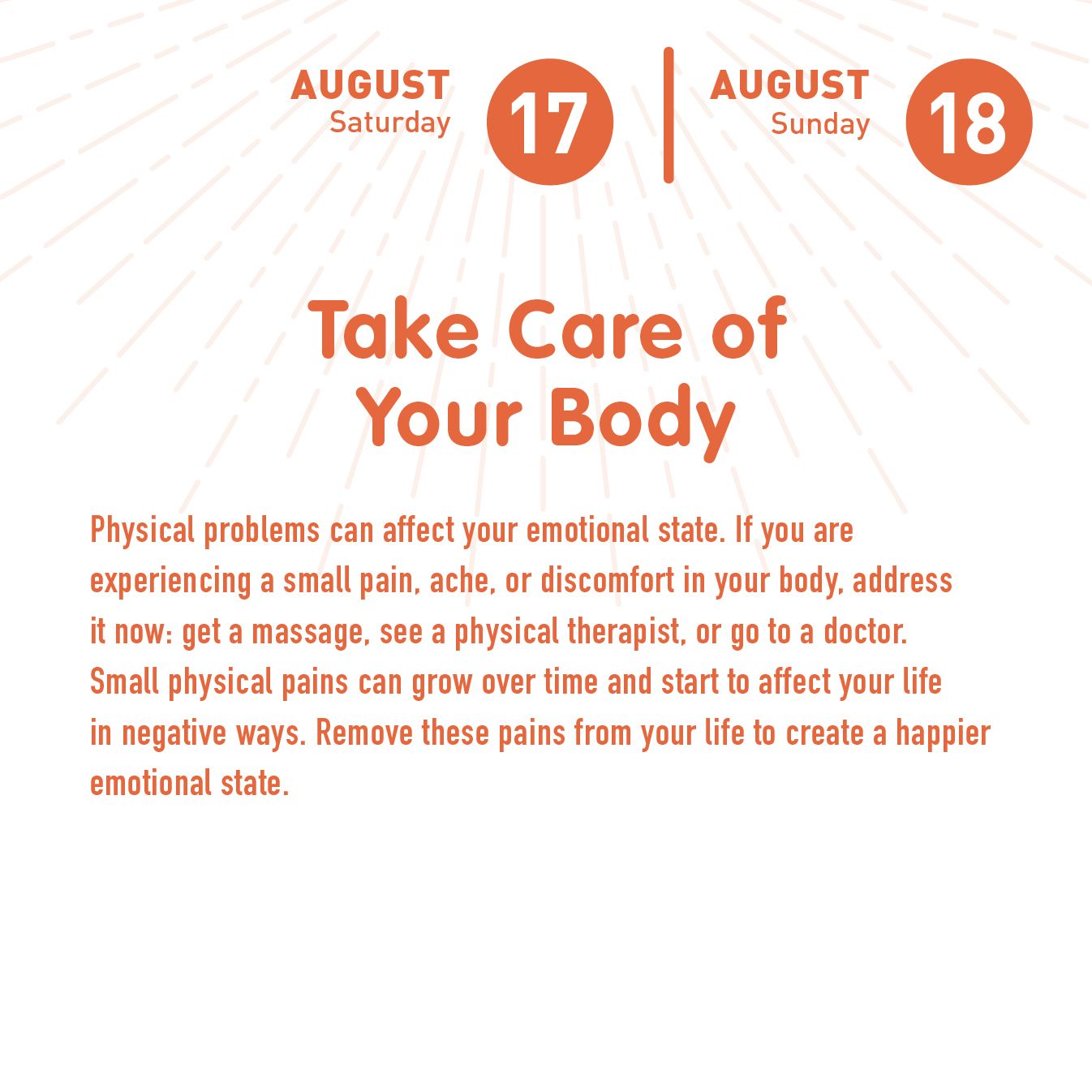Happiness Hacks 2019 Daily Calendar