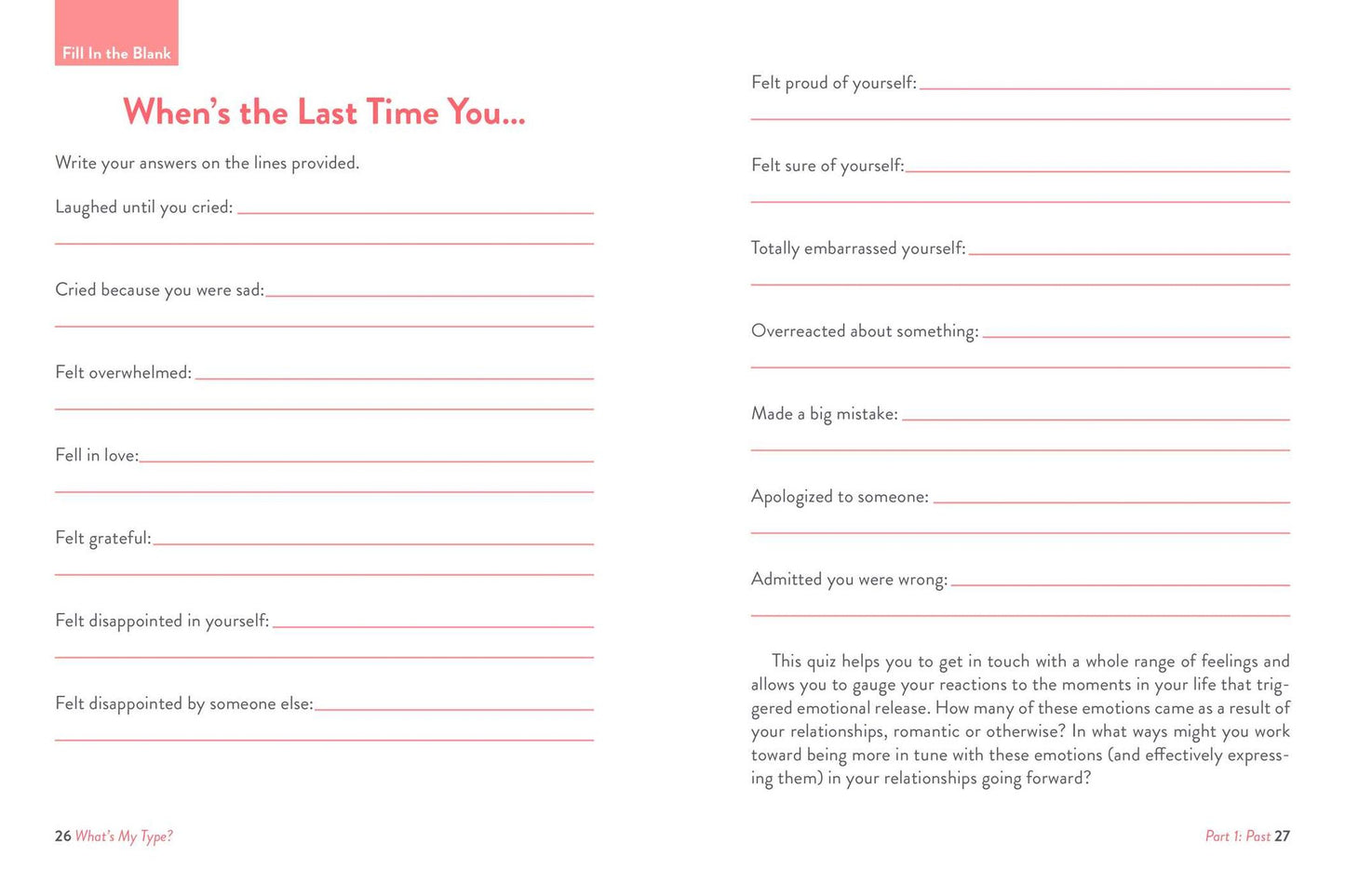 What's My Type?: 100+ Quizzes to Help You Find Yourself-and Your Match!