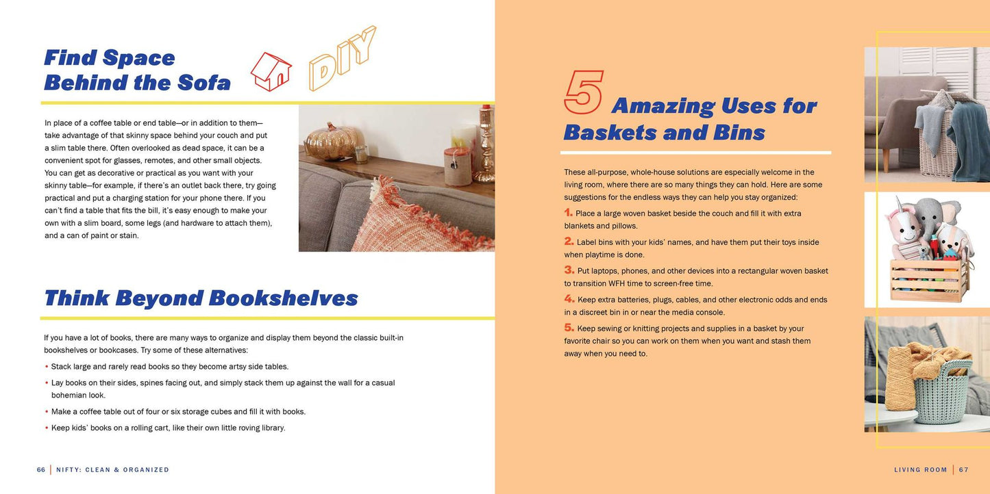 NIFTY: Clean & Organized: Money-Saving Hacks and Easy DIYs for a Clean and Clutter-Free Home!