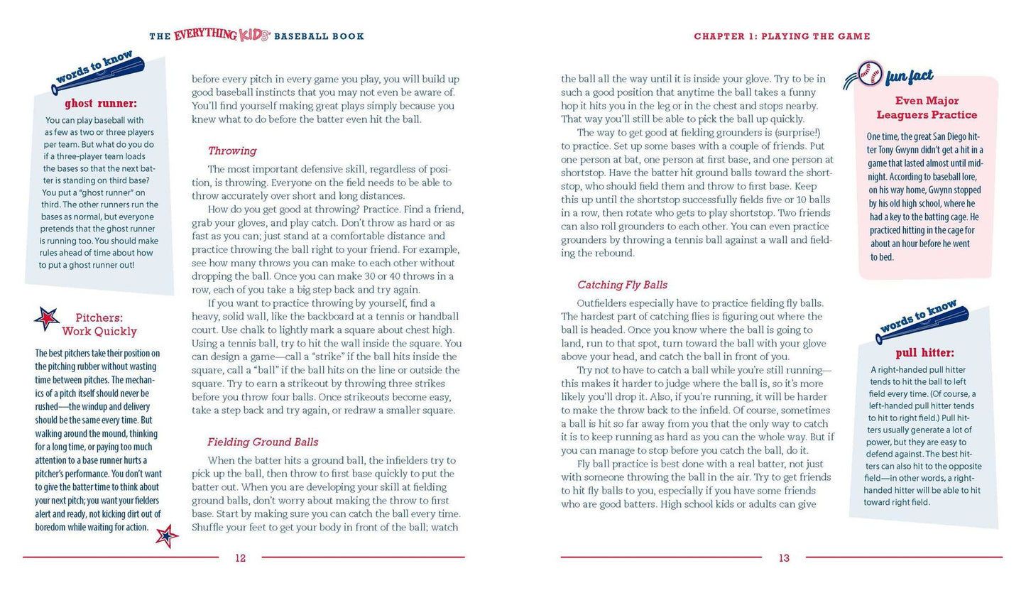 The Everything Kids' Baseball Book, 12th Edition: A Guide to Today's Stars, All-Time Greats, and Legendary Teams-with Tips on Playing Like a Pro