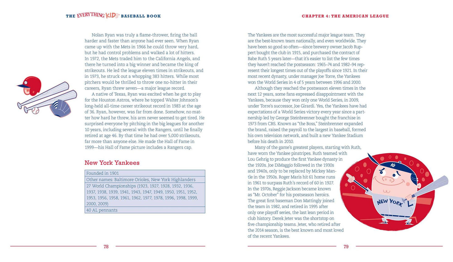 The Everything Kids' Baseball Book, 12th Edition: A Guide to Today's Stars, All-Time Greats, and Legendary Teams-with Tips on Playing Like a Pro