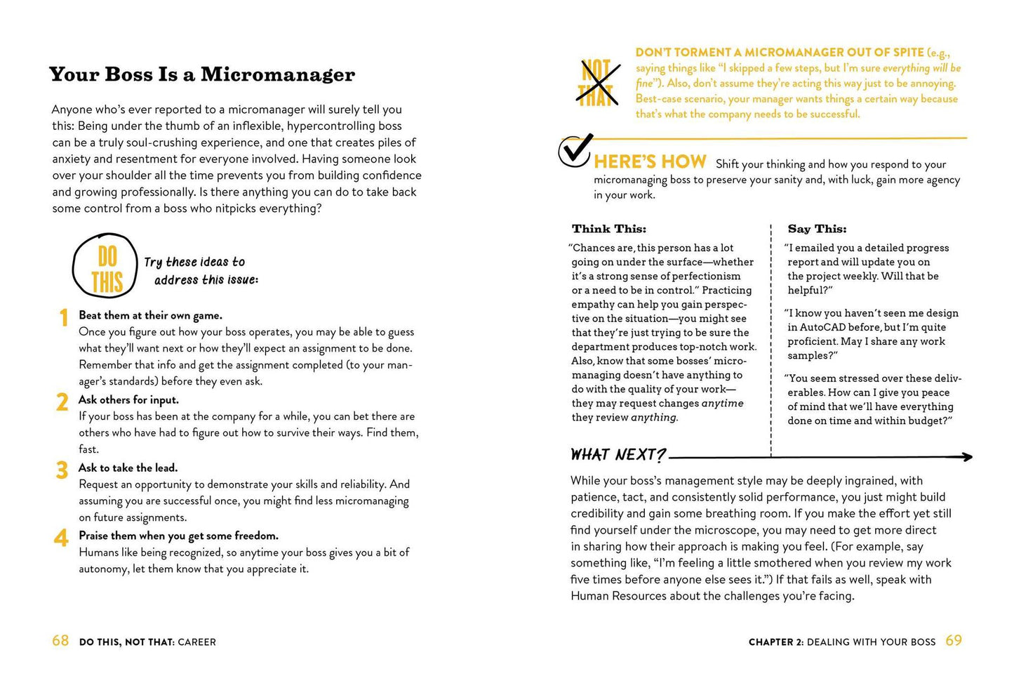 Do This, Not That: Career: What to Do (and NOT Do) in 75+ Difficult Workplace Situations