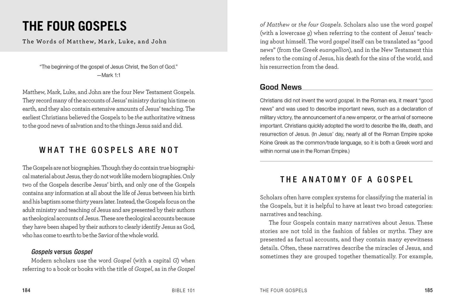 Bible 101: From Genesis and Psalms to the Gospels and Revelation, Your Guide to the Old and New Testaments