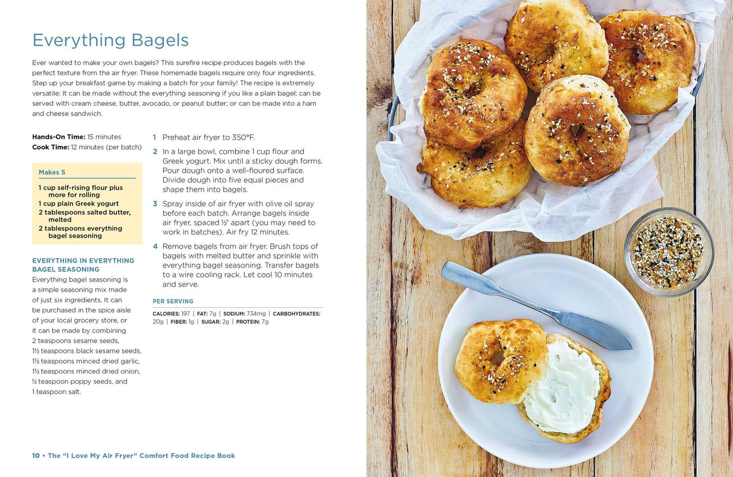 The I Love My Air Fryer Comfort Food Recipe Book: From Chicken Parmesan to Peanut Butter Cookies, 175 Easy and Delicious Recipes