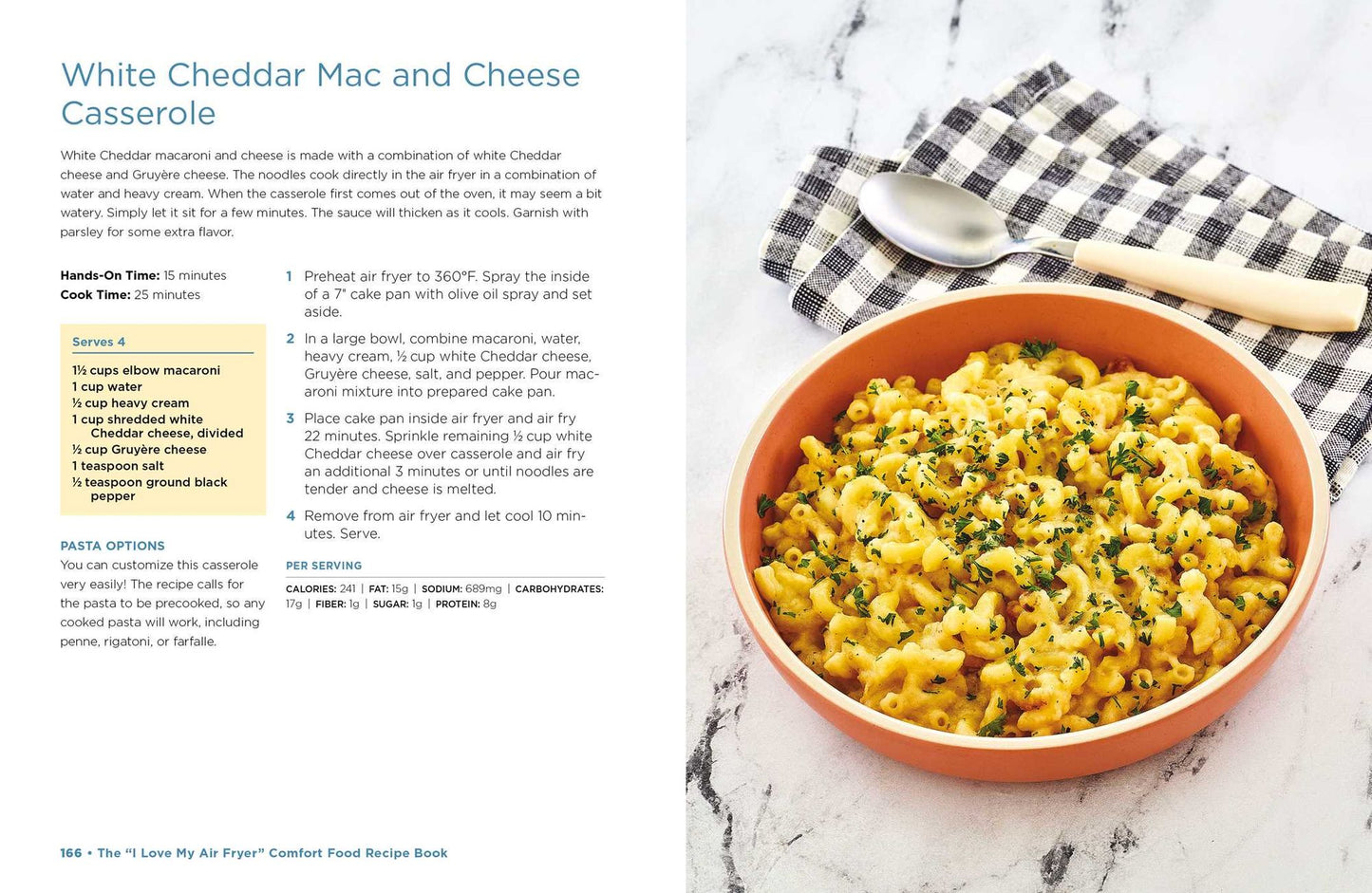 The I Love My Air Fryer Comfort Food Recipe Book: From Chicken Parmesan to Peanut Butter Cookies, 175 Easy and Delicious Recipes