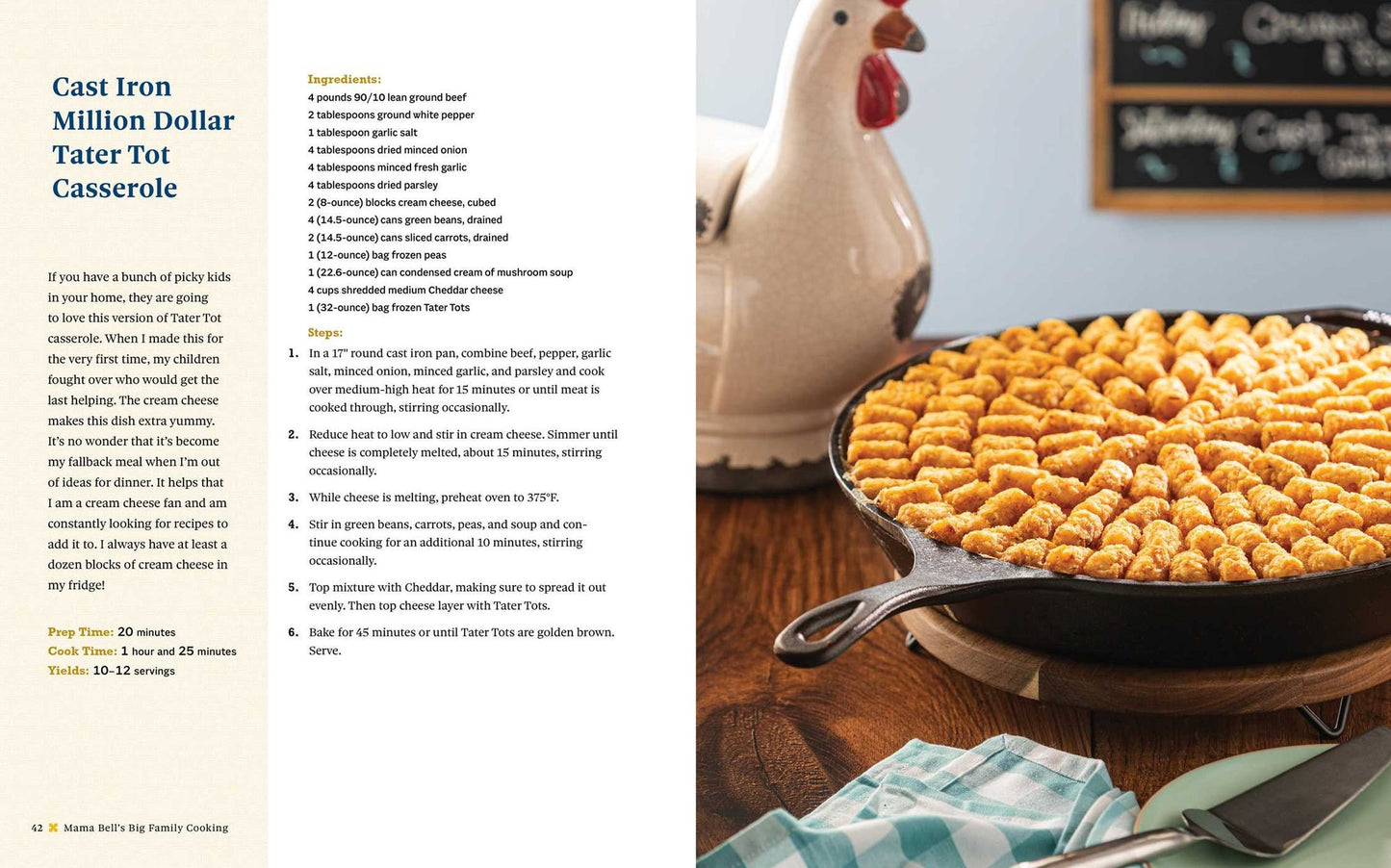 Mama Bell's Big Family Cooking: 100+ Big-Batch Homestyle Recipes Your Family Is Gonna Love!