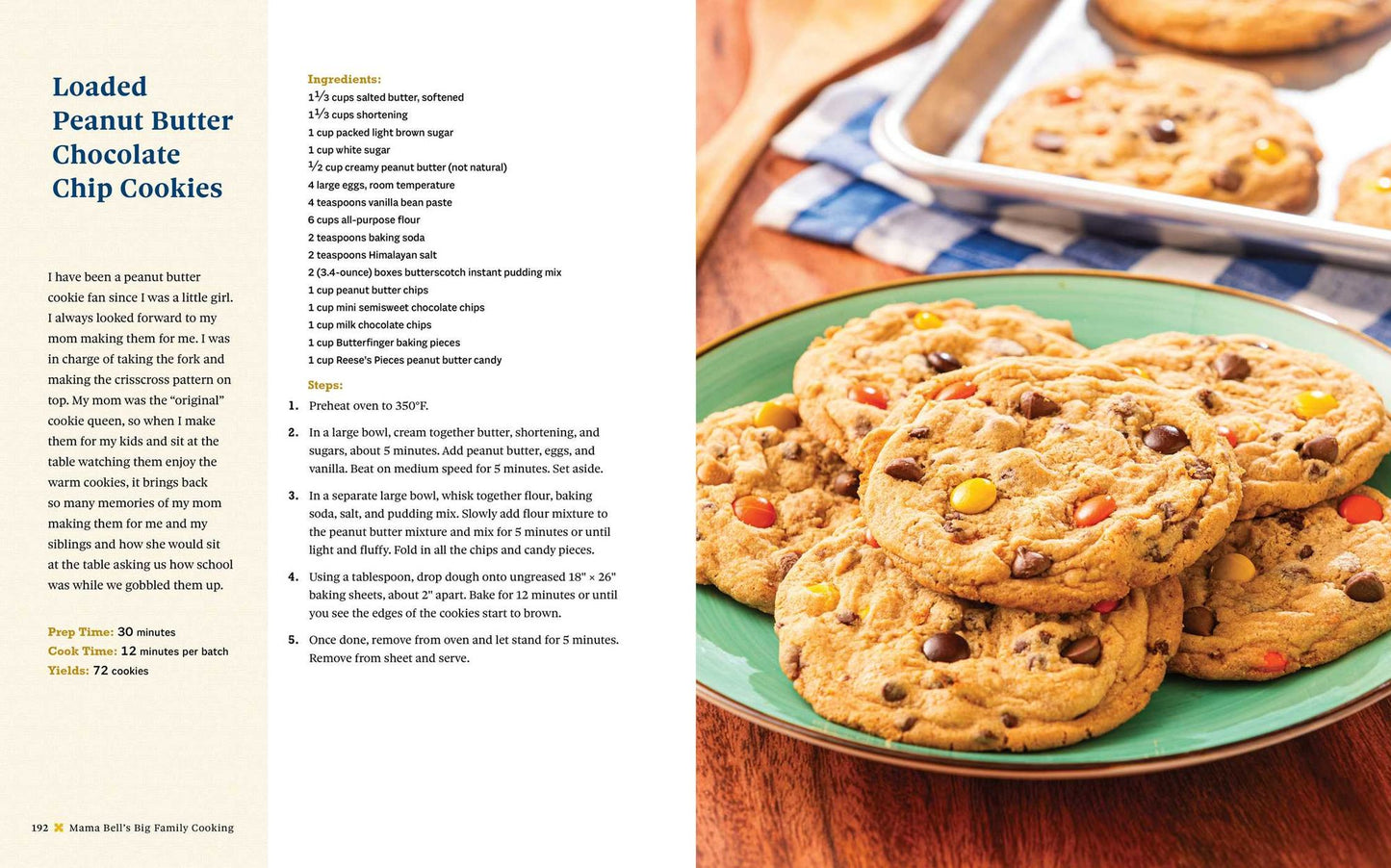 Mama Bell's Big Family Cooking: 100+ Big-Batch Homestyle Recipes Your Family Is Gonna Love!