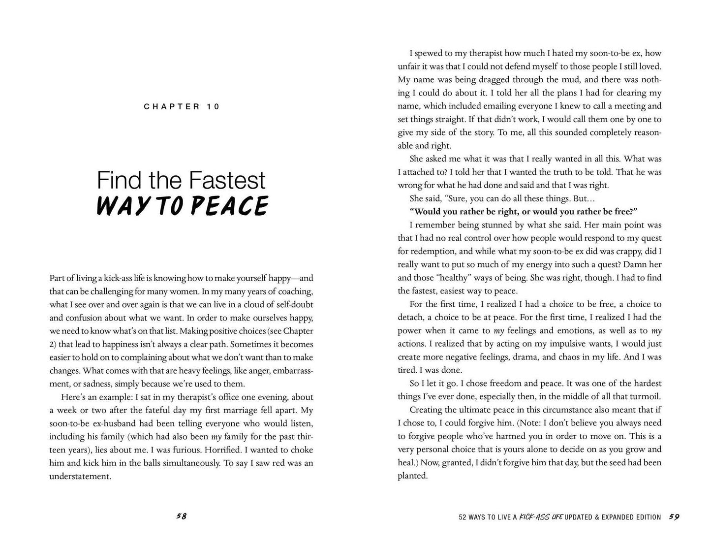52 Ways to Live a Kick-Ass Life: BS-Free Wisdom to Ignite Your Inner Badass and Live the Life You Deserve