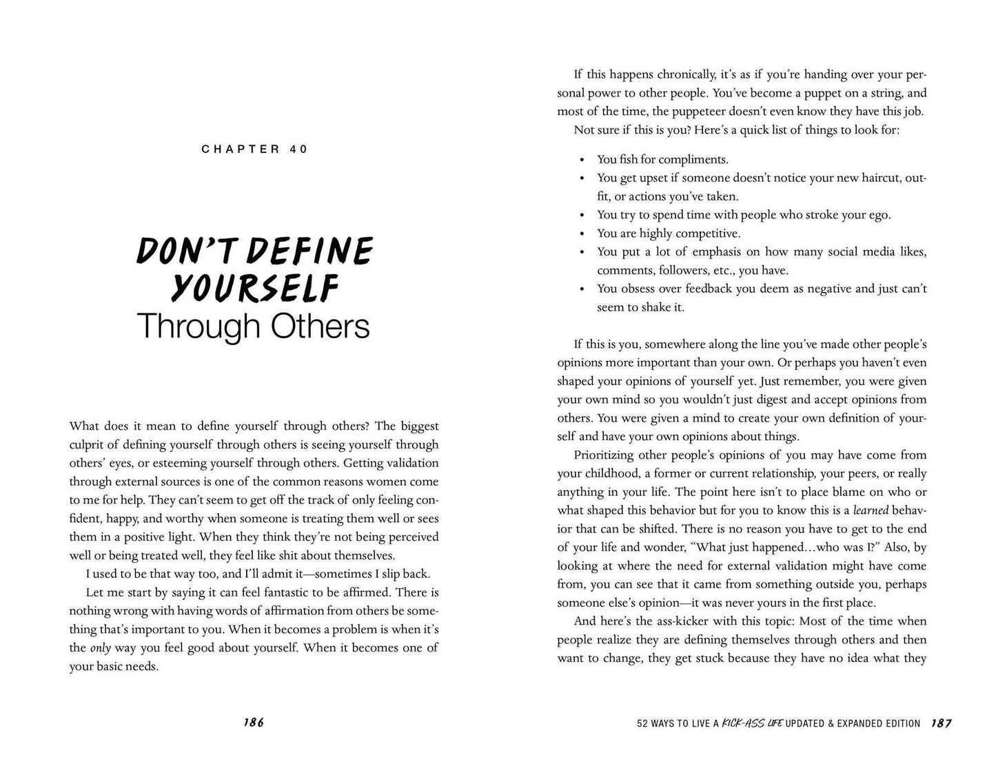 52 Ways to Live a Kick-Ass Life: BS-Free Wisdom to Ignite Your Inner Badass and Live the Life You Deserve