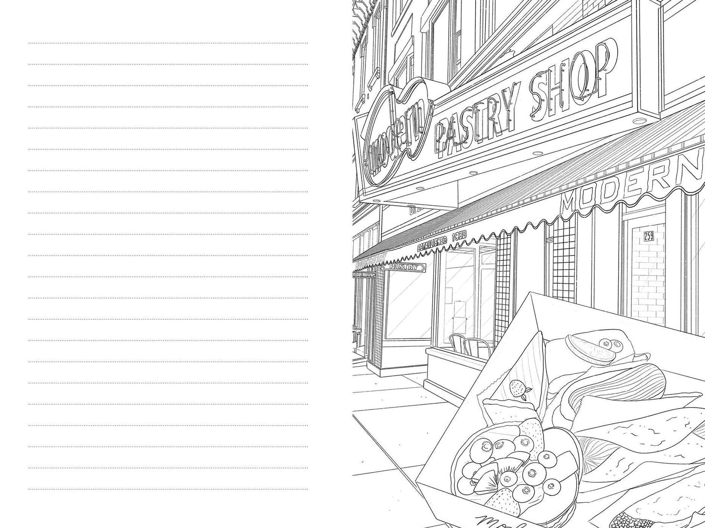 Boston: A Color-Your-Own Travel Journal