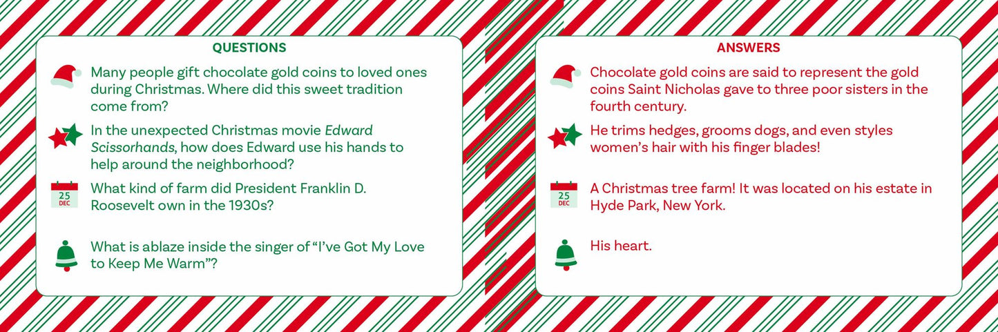 Why Does Santa Wear Red? Christmas Trivia Game: "Unwrap" 400 Christmas-Themed Questions
