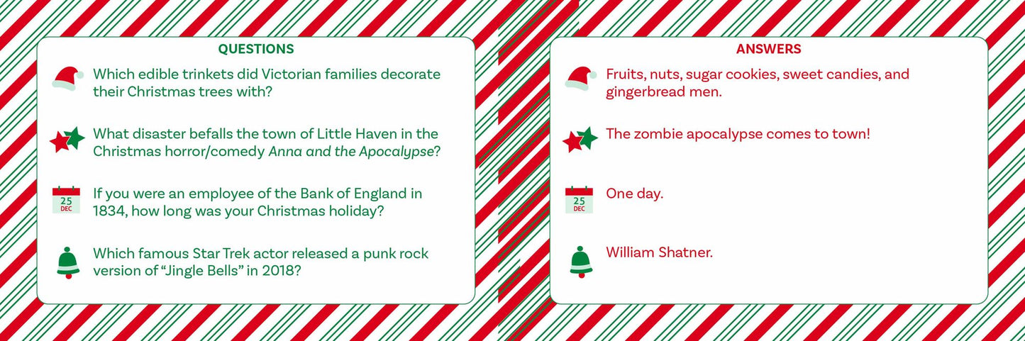 Why Does Santa Wear Red? Christmas Trivia Game: "Unwrap" 400 Christmas-Themed Questions